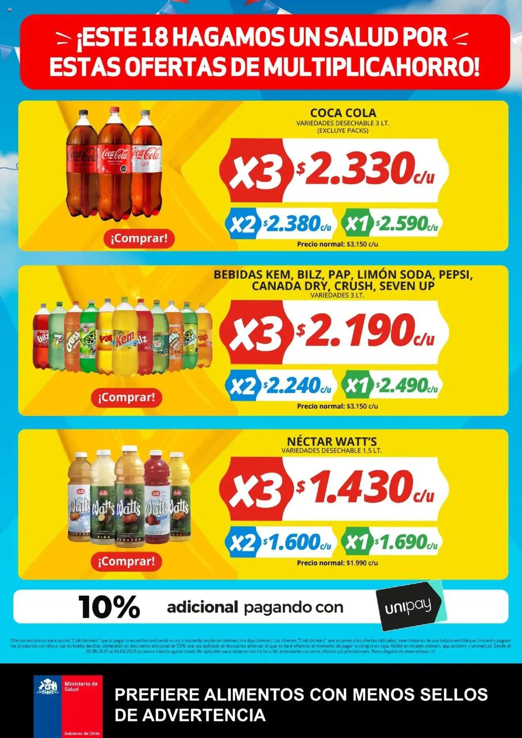 Unimarc ofertas - folleto válido desde 19.08.2025 página 9 de 11 Unimarc ofertas - folleto válido desde 19.08.2025 página 9 de 11
