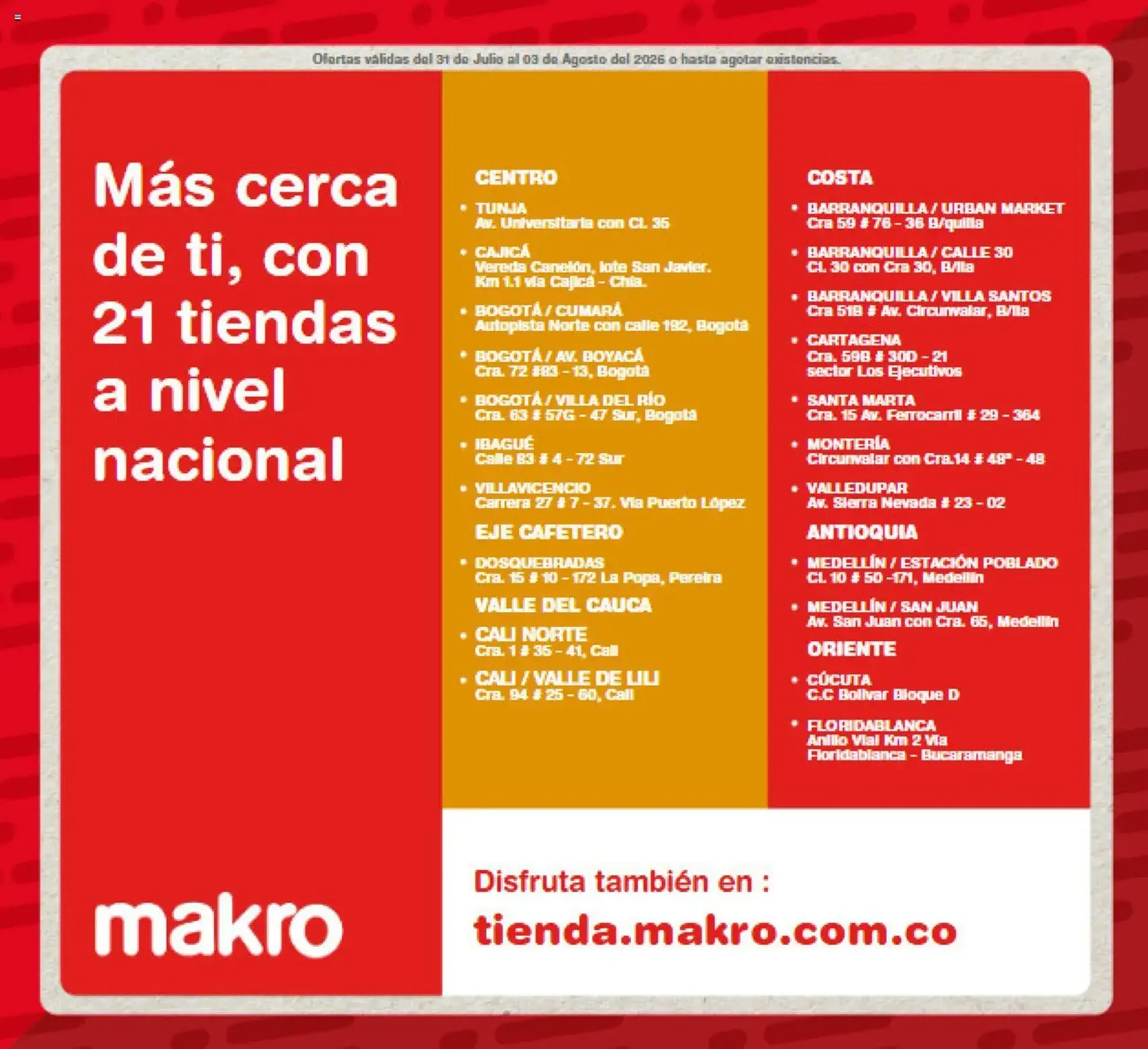 Makro catálogo - folleto válido desde 31/07/2026 página 9 de 9