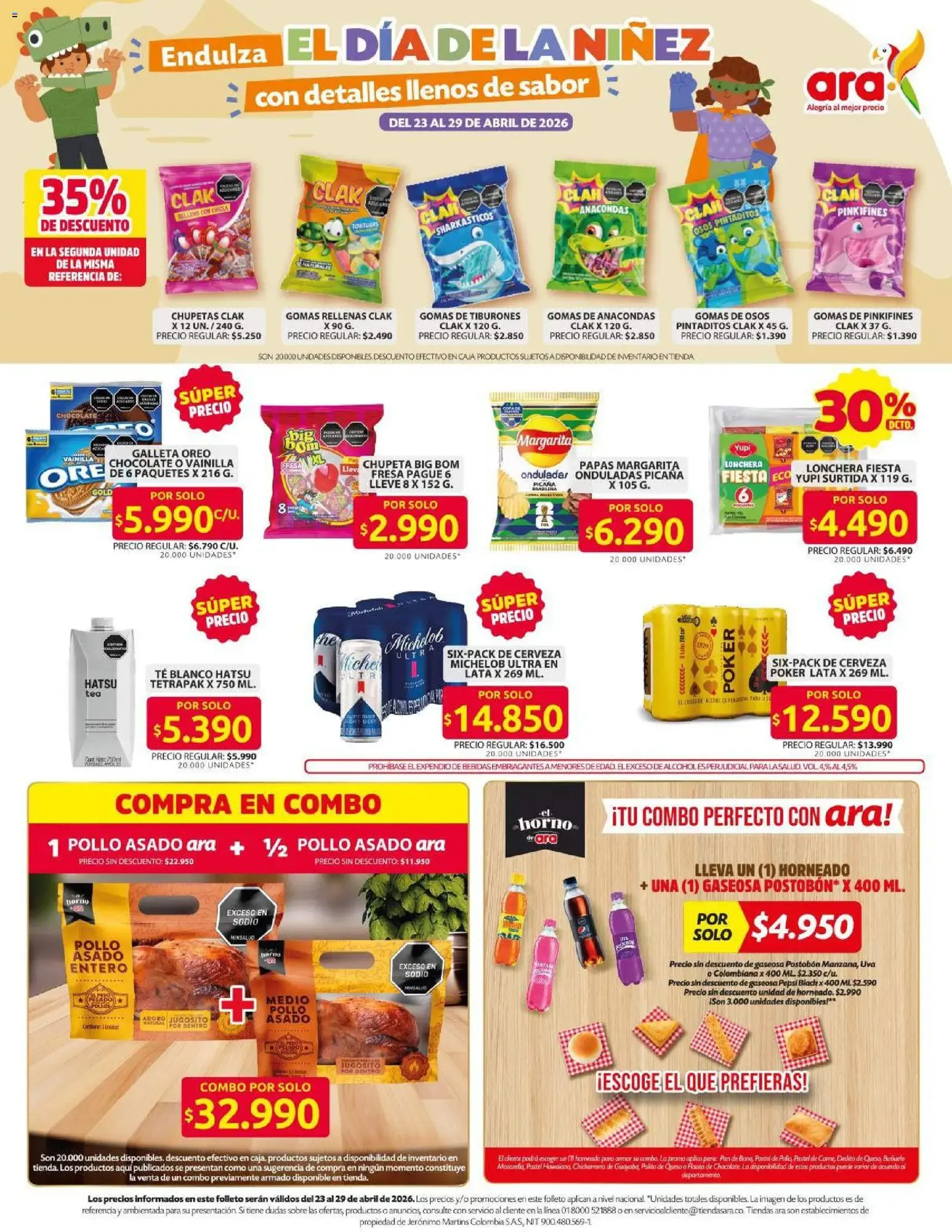 Ara catálogo - Ahorra con precios bajos y ofertas en la canasta familiar | ara - folleto válido desde 02/04/2026 página 11 de 12