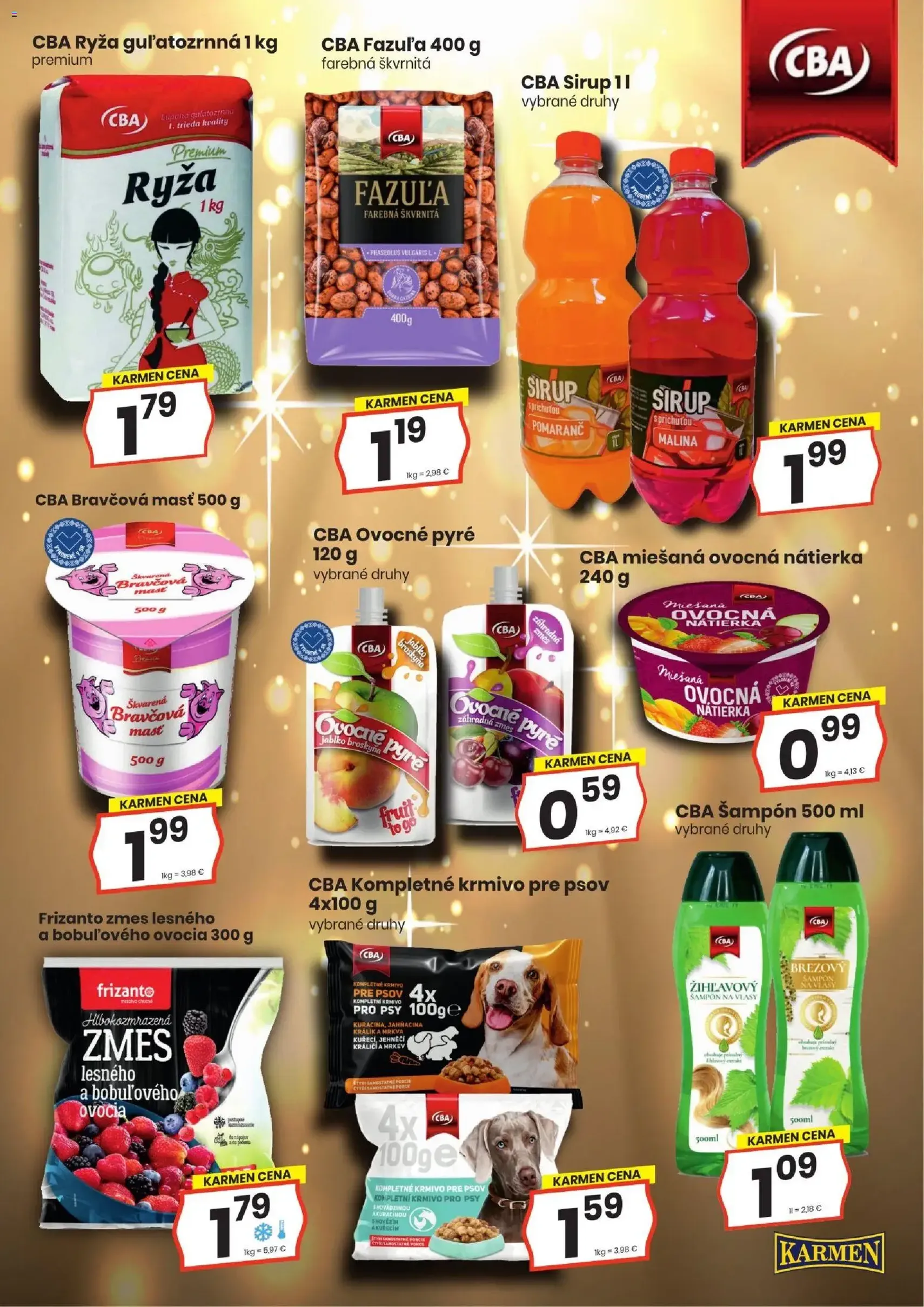 KARMEN CBA leták - platný leták od 19.02.2026 strana 15 z 16