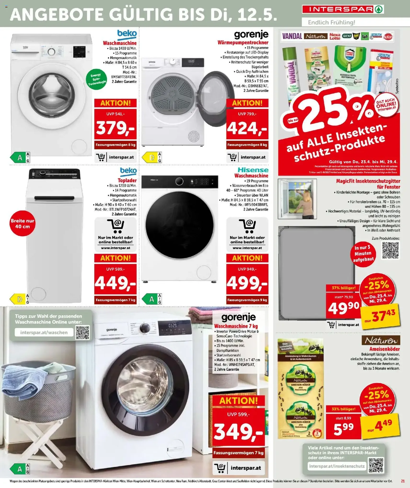 Interspar - Flugblatt - Gültiger Prospekt ab 23.04.2026, Seite 21 von insgesamt 24