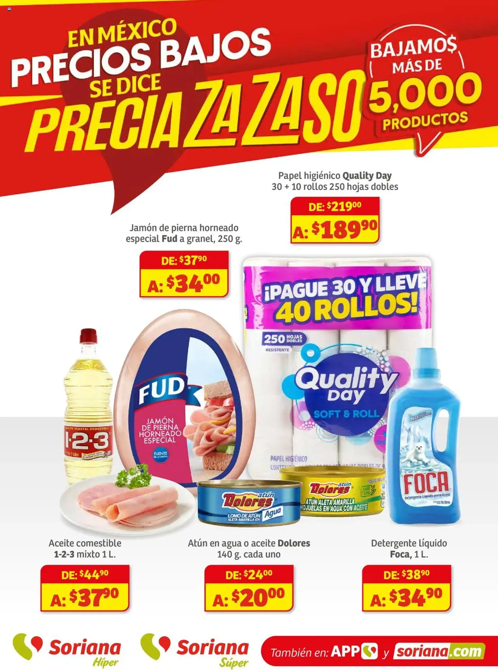 Soriana - Preciazazaso Híper: Ags, Col, Gto, Jal, Mich - folleto válido desde 14/08/2025 página 1 de 55 Soriana - Preciazazaso Híper: Ags, Col, Gto, Jal, Mich - folleto válido desde 14/08/2025 página 1 de 55