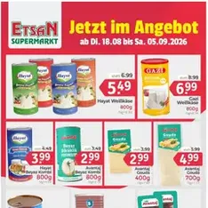 ETSAN Flugblatt - Prospekt Vorschau gültig ab 18.08.2026