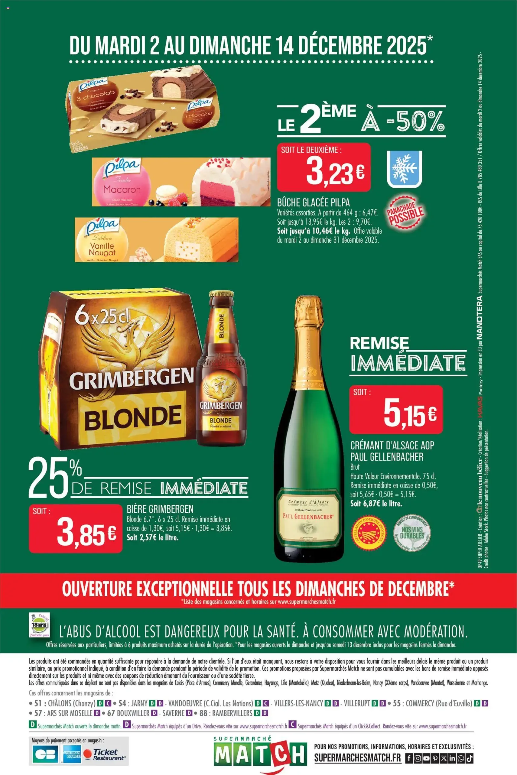 Match Supermarché catalogue - brochure valable à partir du 02/12/2025, page 36 sur 36