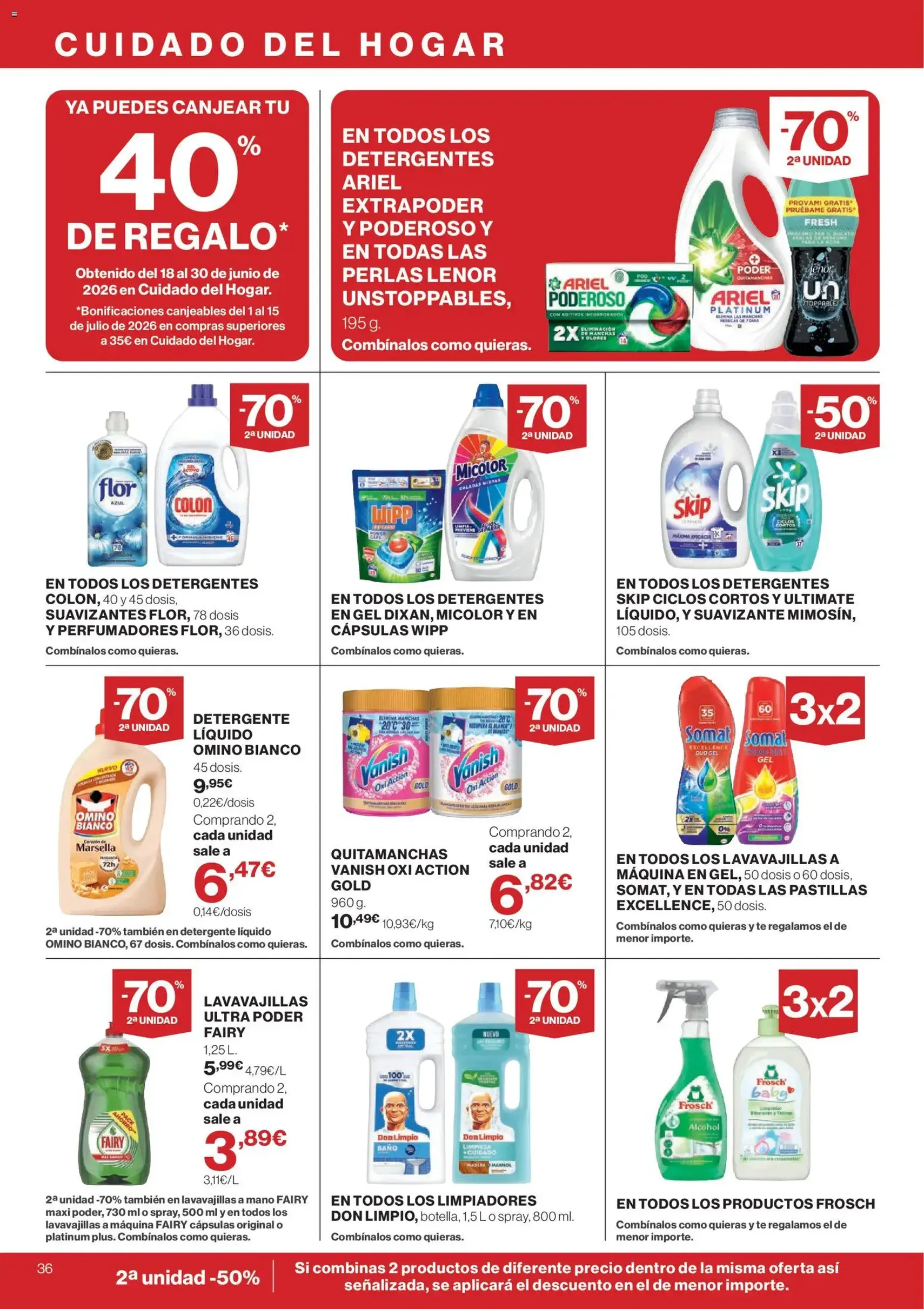 Hipercor catálogo - folleto válido desde 01/07/2026 página 36 de 56