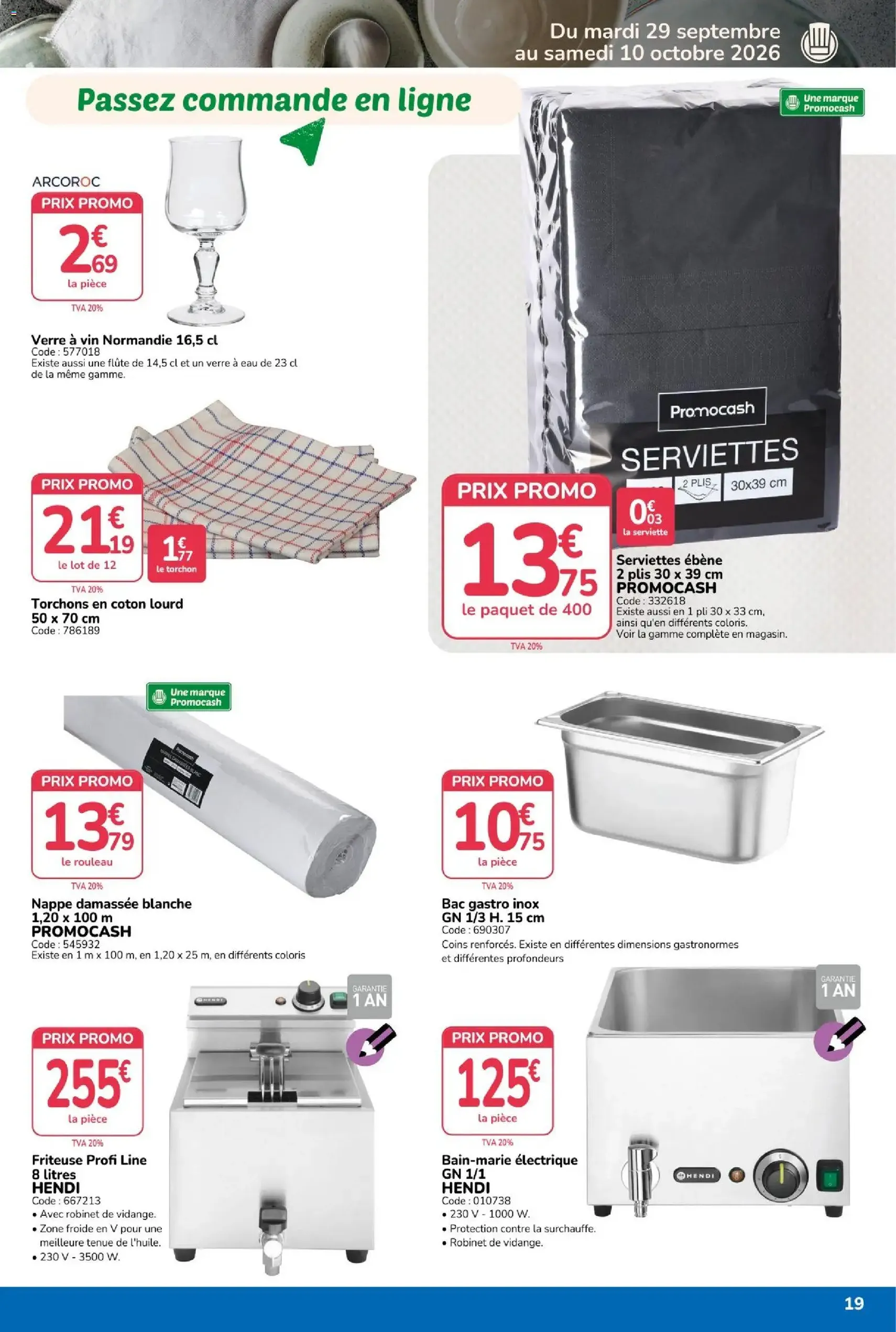 Promocash catalogue - brochure valable à partir du 29/09/2026, page 19 sur 24
