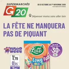 G20 Supermarchés catalogue - Prévisualisation du catalogue valable à partir du 21/10/2026