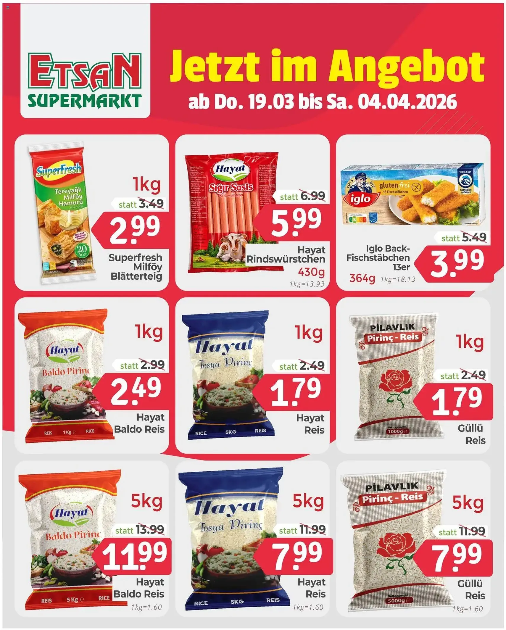 ETSAN Flugblatt - Gültiger Prospekt ab 19.03.2026, Seite 2 von insgesamt 5