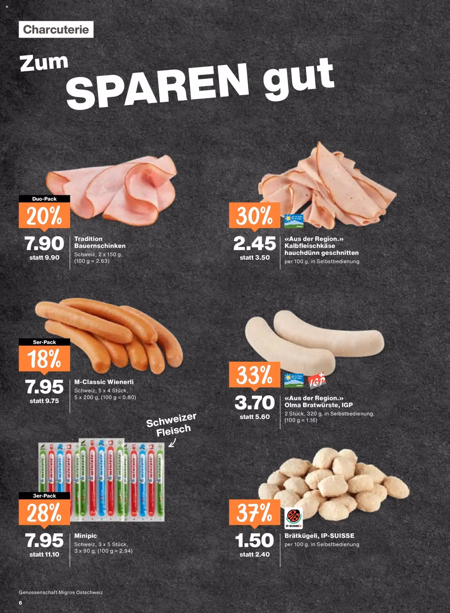 Migros aktionen - Gültiger Prospekt ab 19.03.2026, Seite 6 von insgesamt 24