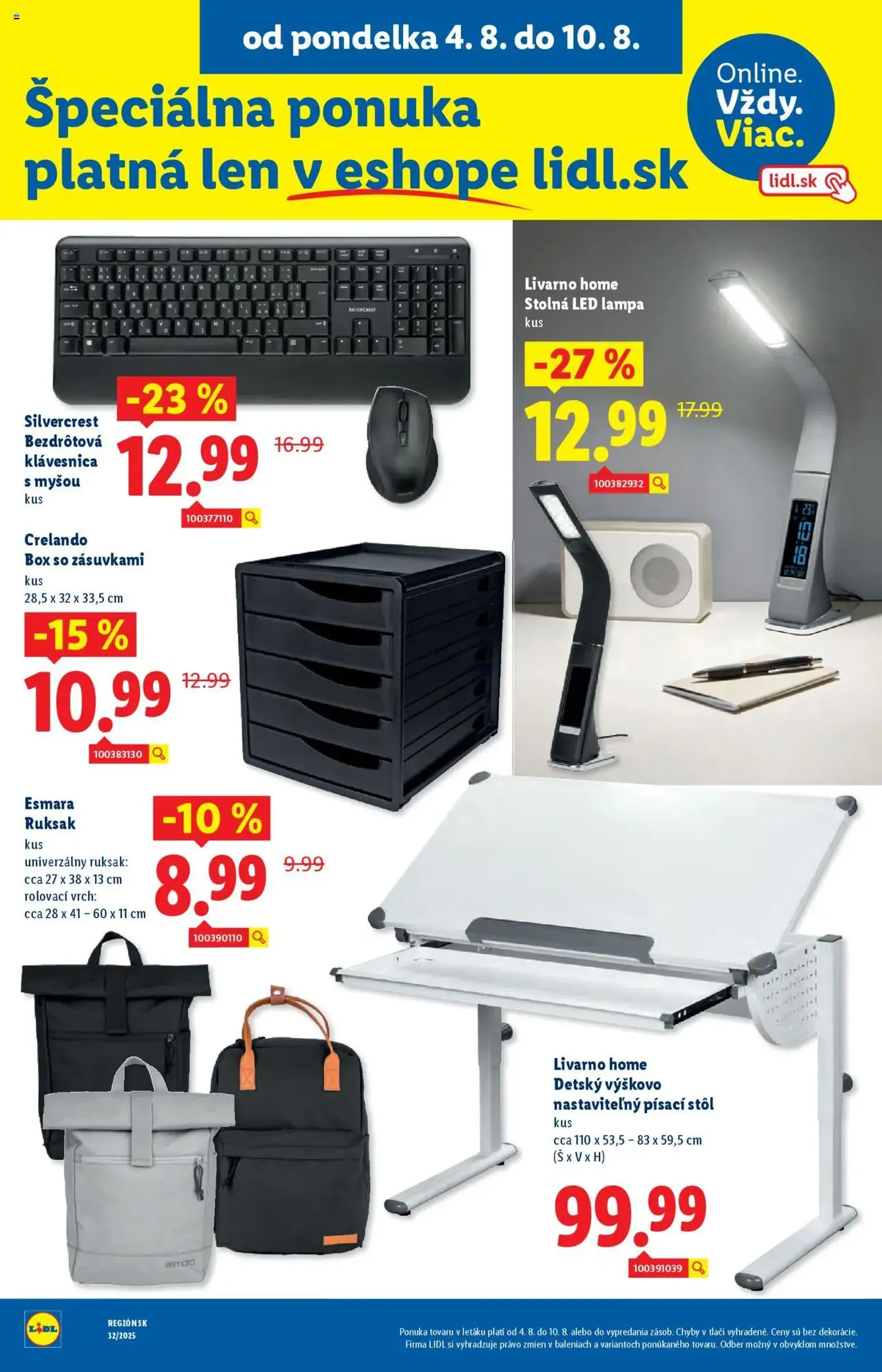 Lidl leták - platný leták od 04.08.2025 strana 58 z 98