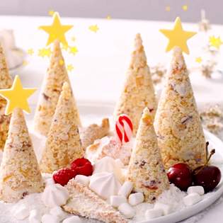 Recipe preview Easy White Christmas tree recipe