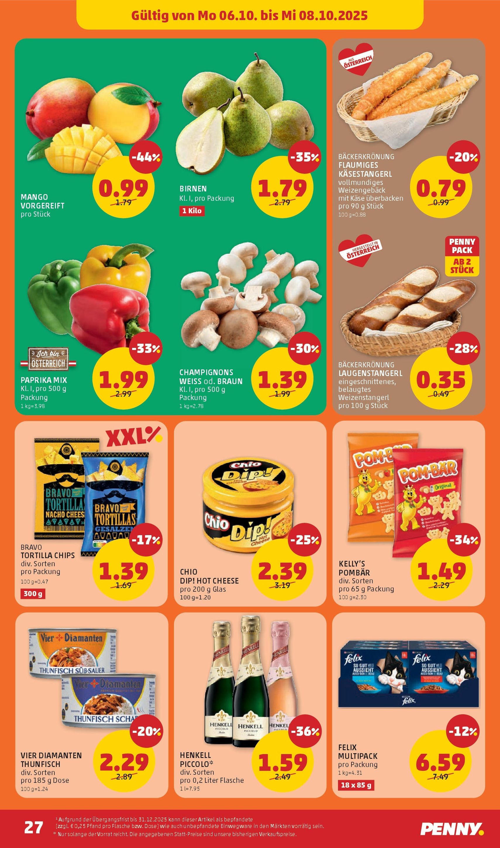 Penny Markt Flugblatt - Gültiger Prospekt ab 02.10.2025, Seite 27 von insgesamt 32 Penny Markt Flugblatt - Gültiger Prospekt ab 02.10.2025, Seite 27 von insgesamt 32