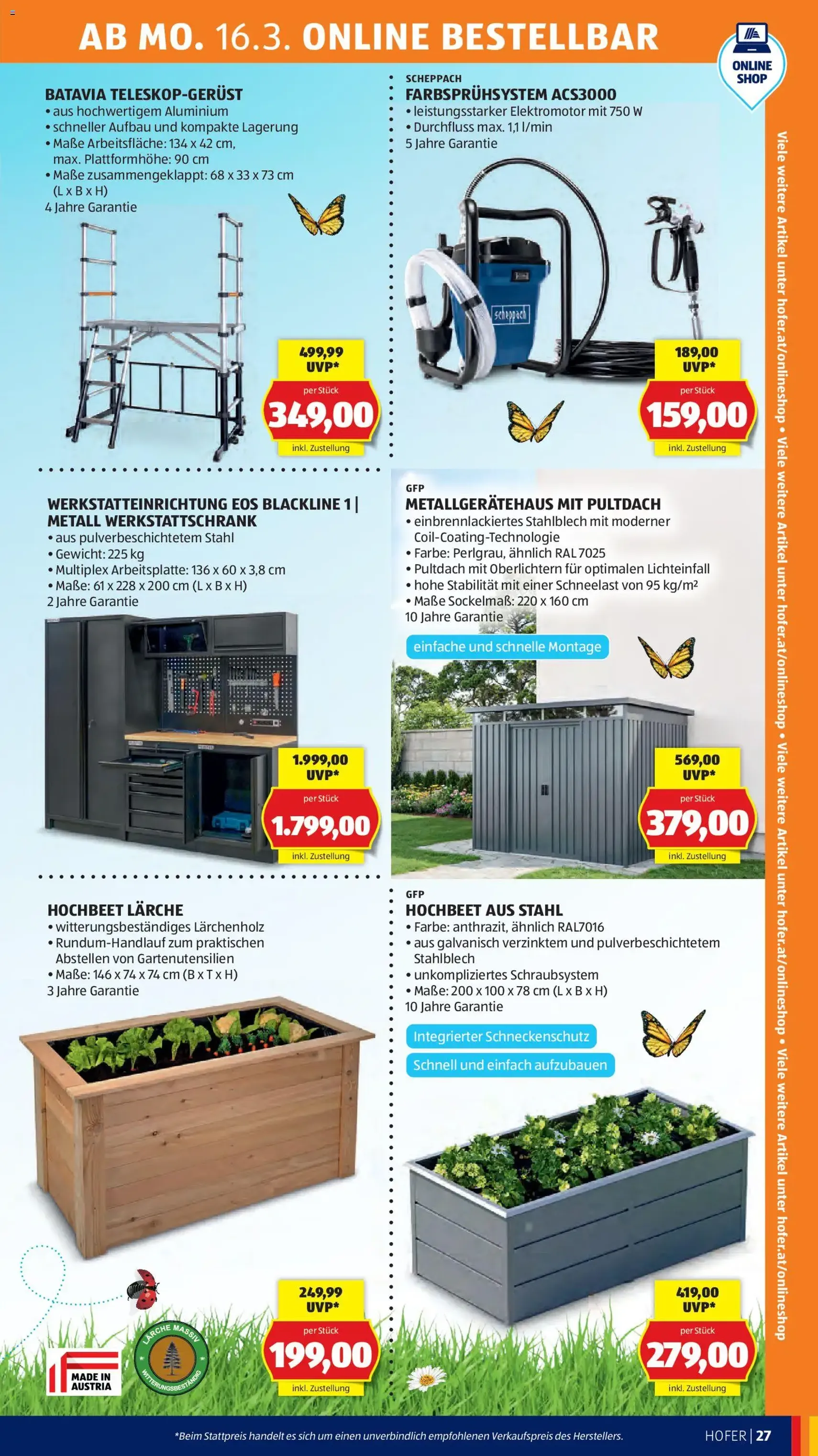 Hofer Flugblatt - Gültiger Prospekt ab 11.03.2026, Seite 34 von insgesamt 48