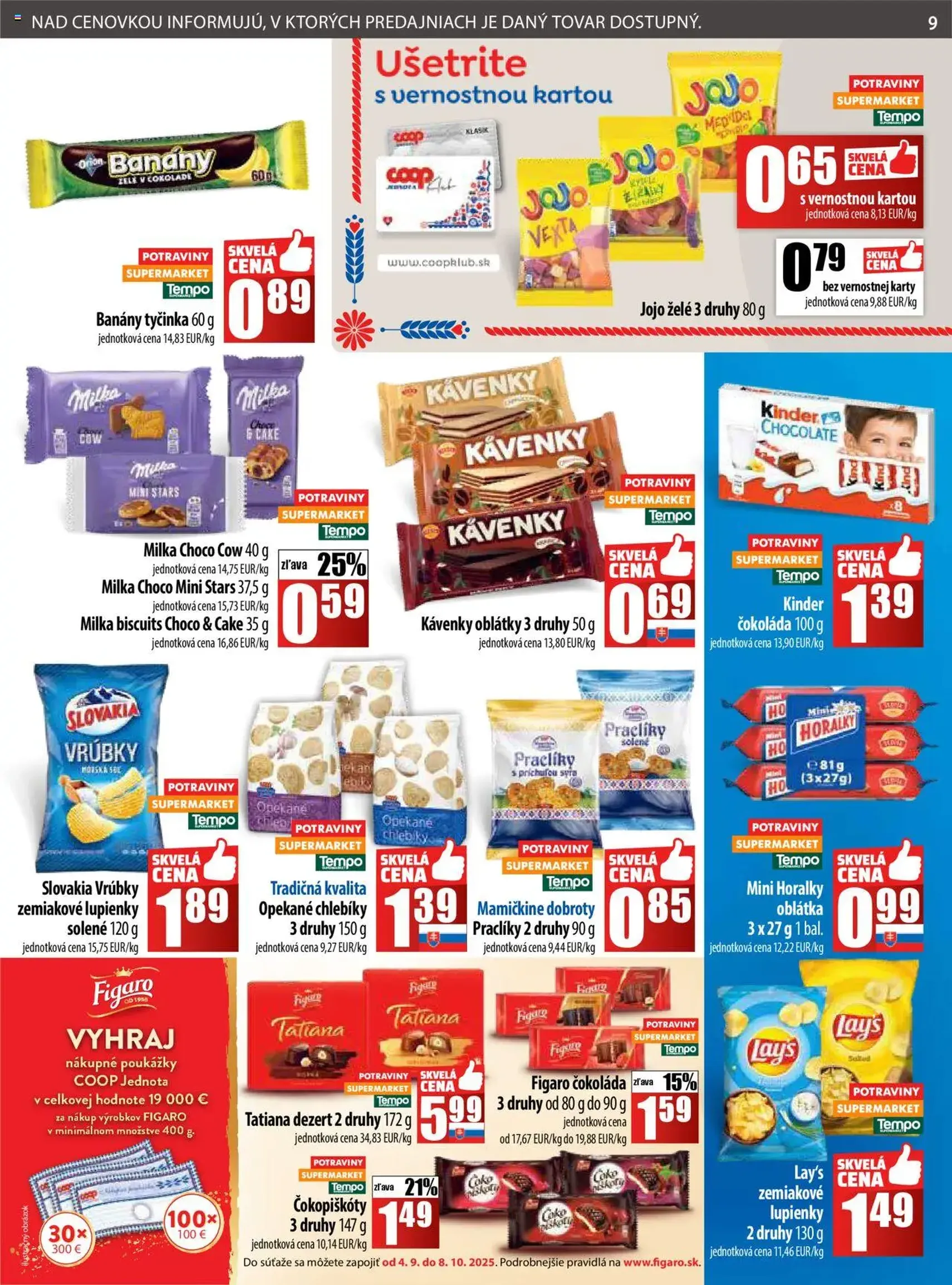 COOP Jednota leták - platný leták od 04.09.2025 strana 9 z 28 COOP Jednota leták - platný leták od 04.09.2025 strana 9 z 28