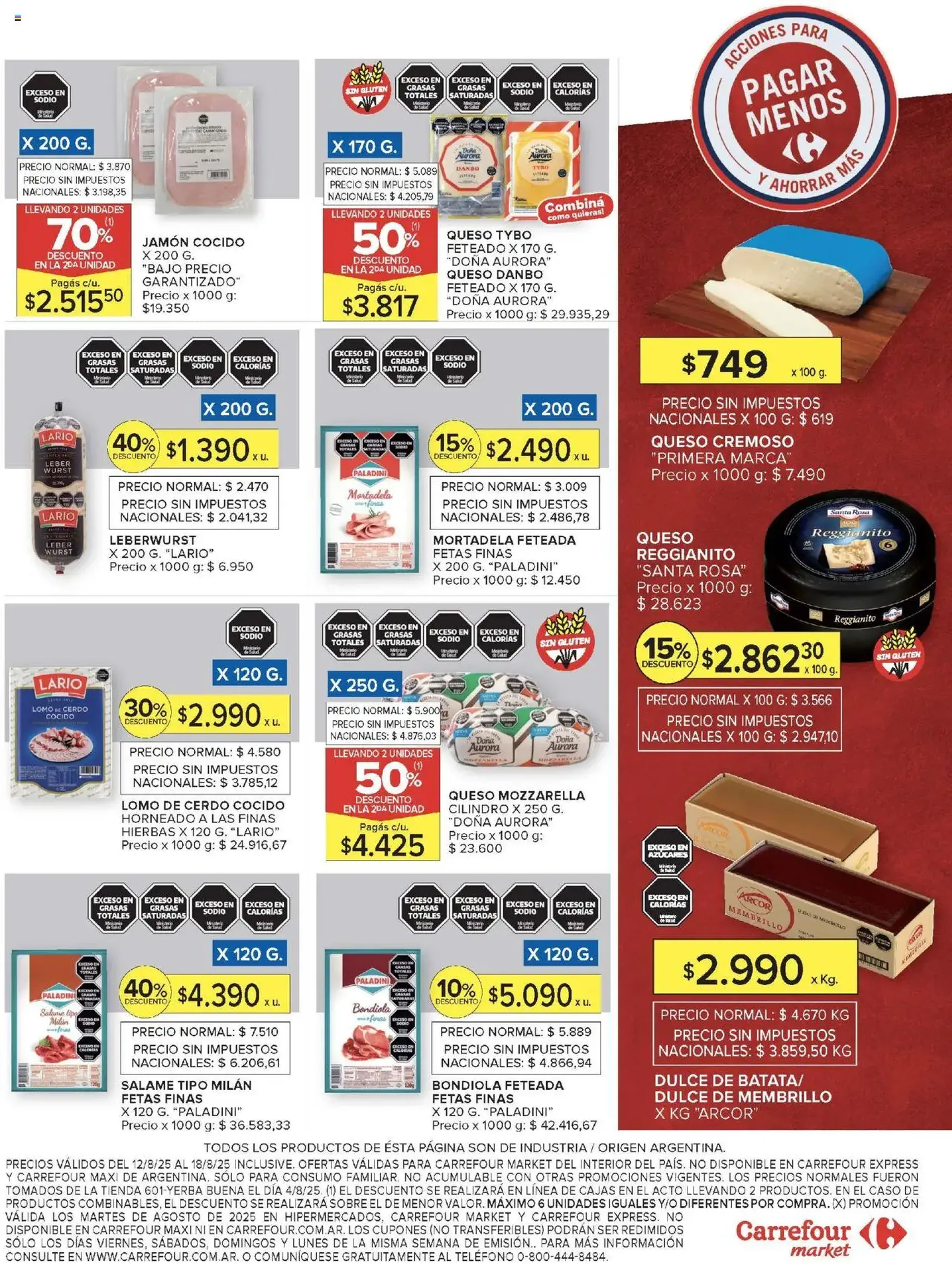 Carrefour Market catálogo - folleto válido desde 12/08/2025 página 16 de 21 Carrefour Market catálogo - folleto válido desde 12/08/2025 página 16 de 21