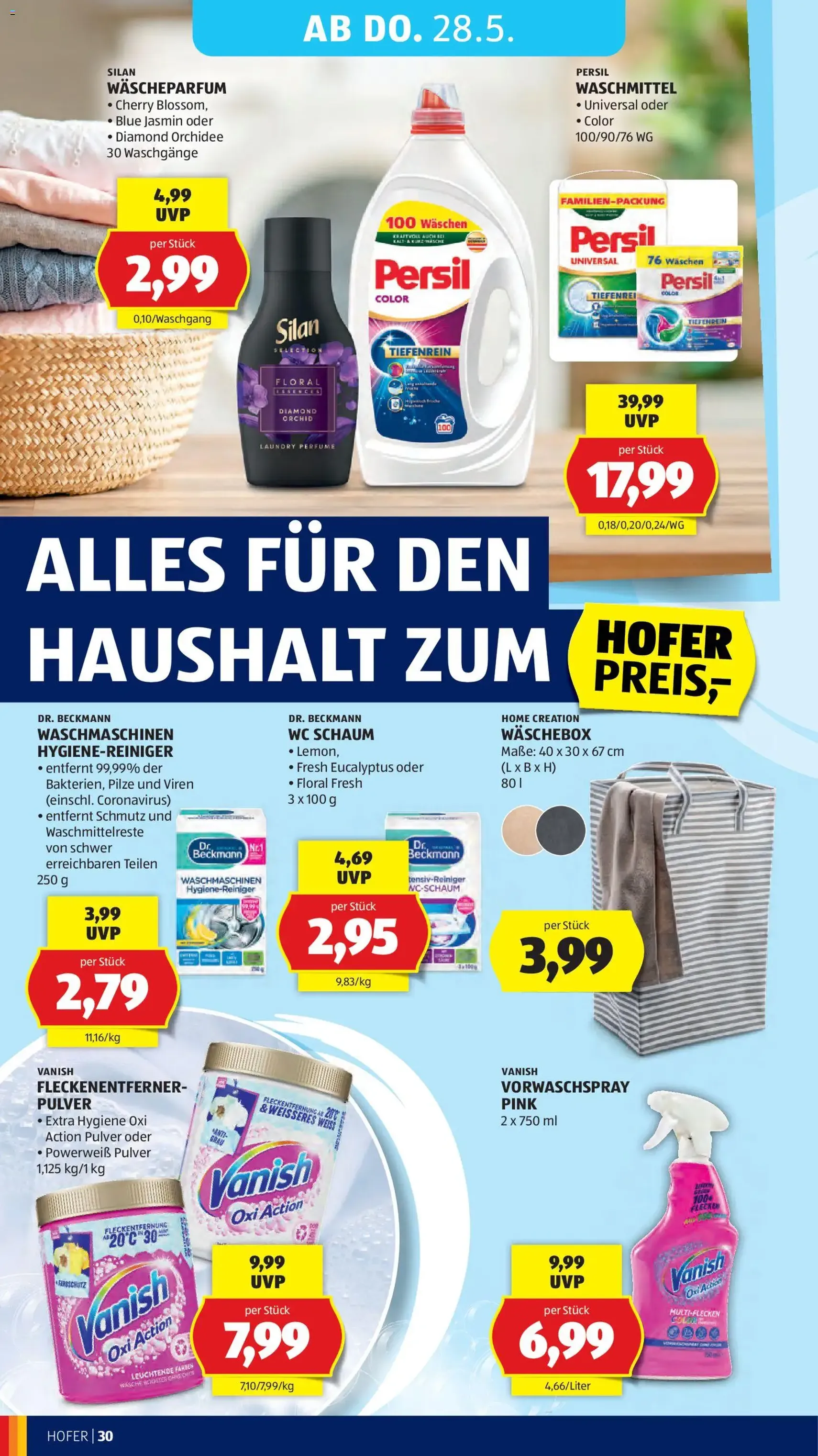 Hofer Flugblatt - Gültiger Prospekt ab 22.05.2026, Seite 36 von insgesamt 46