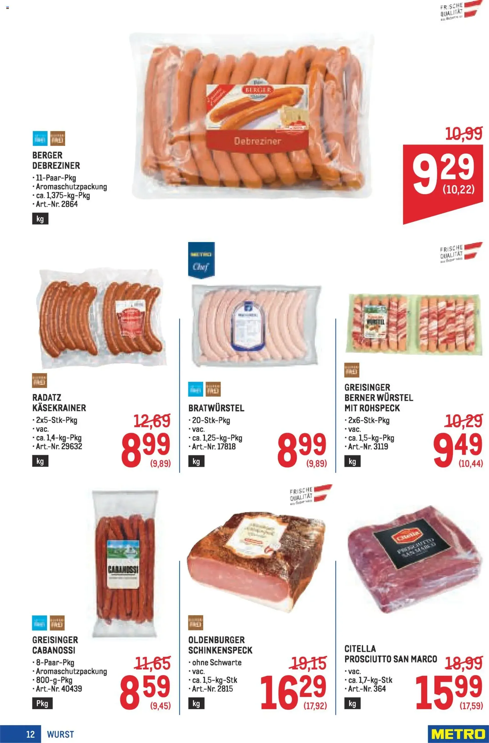 Metro Profi - Gültiger Prospekt ab 22.01.2026, Seite 12 von insgesamt 64