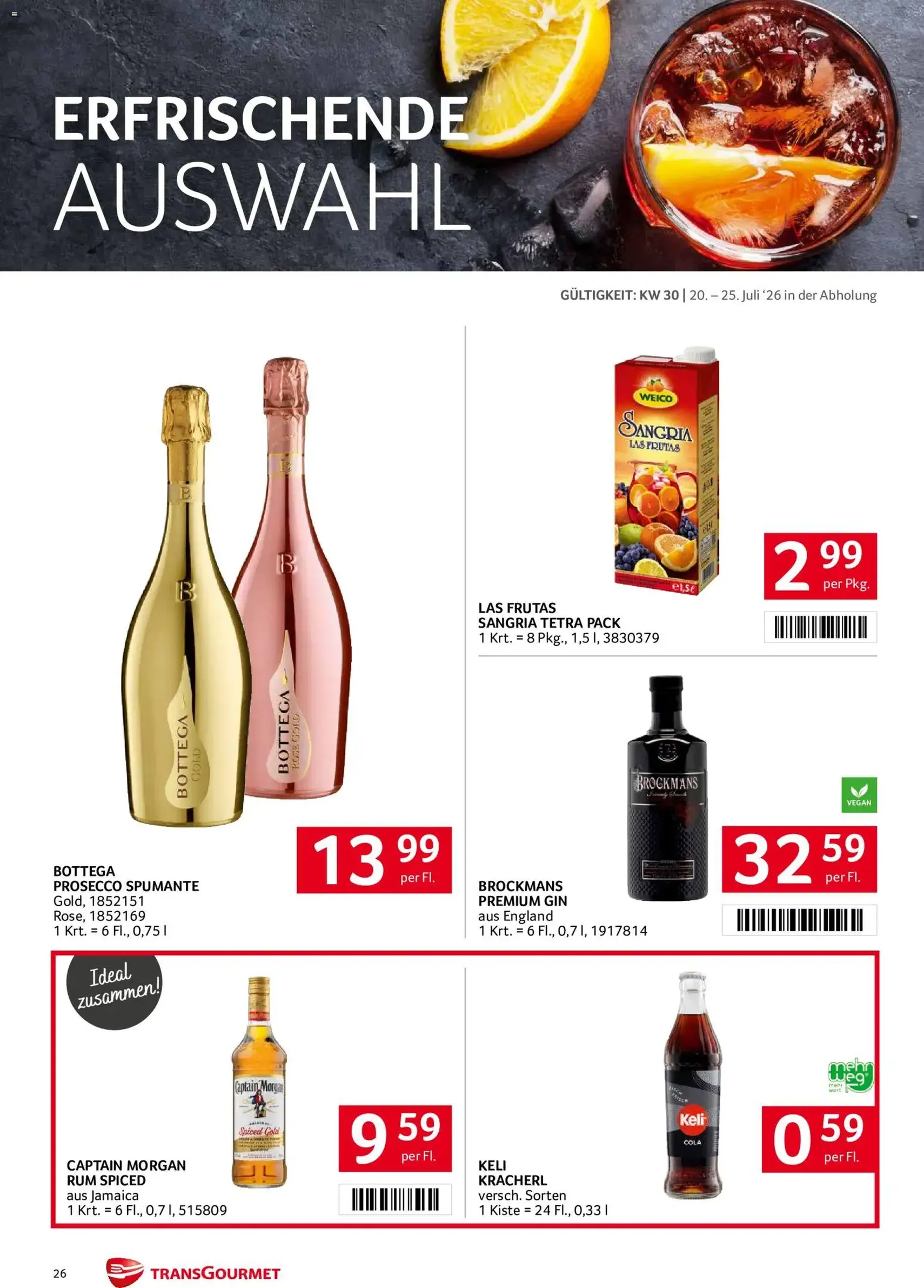 Transgourmet Flugblatt - Gültiger Prospekt ab 20.07.2026, Seite 25 von insgesamt 27