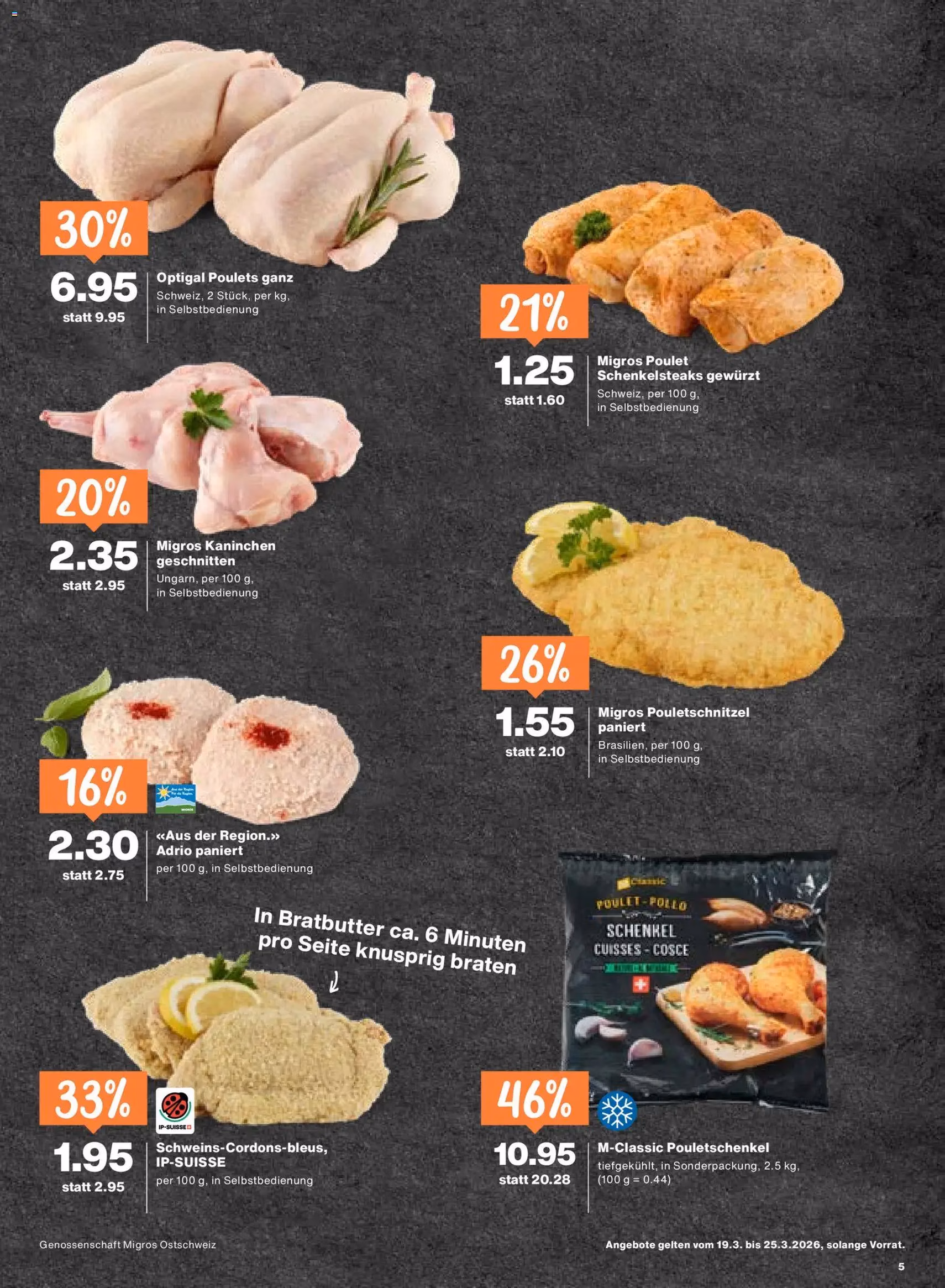 Migros aktionen - Gültiger Prospekt ab 19.03.2026, Seite 5 von insgesamt 24