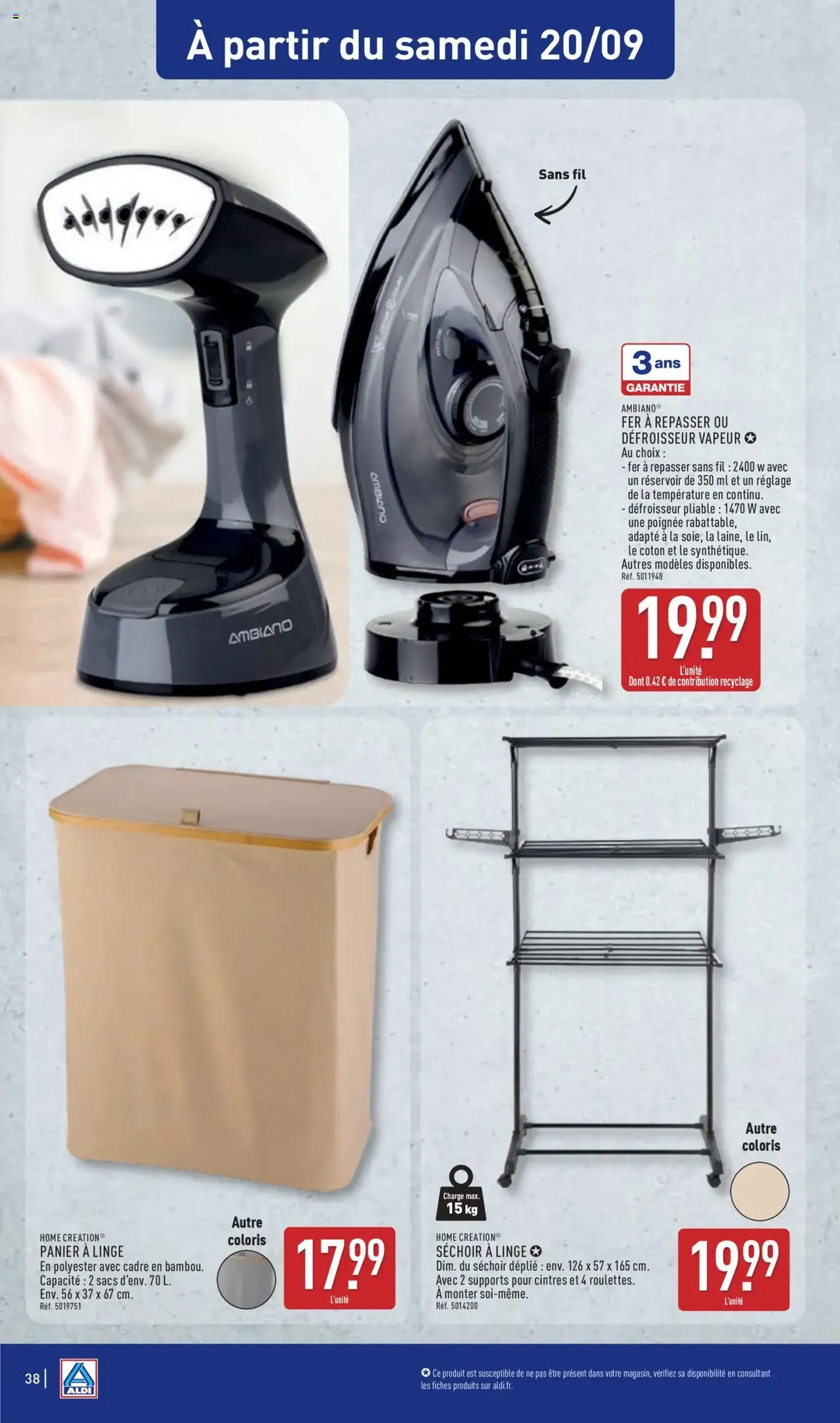Aldi catalogue semaine 38 - brochure valable à partir du 16/09/2025, page 41 sur 48