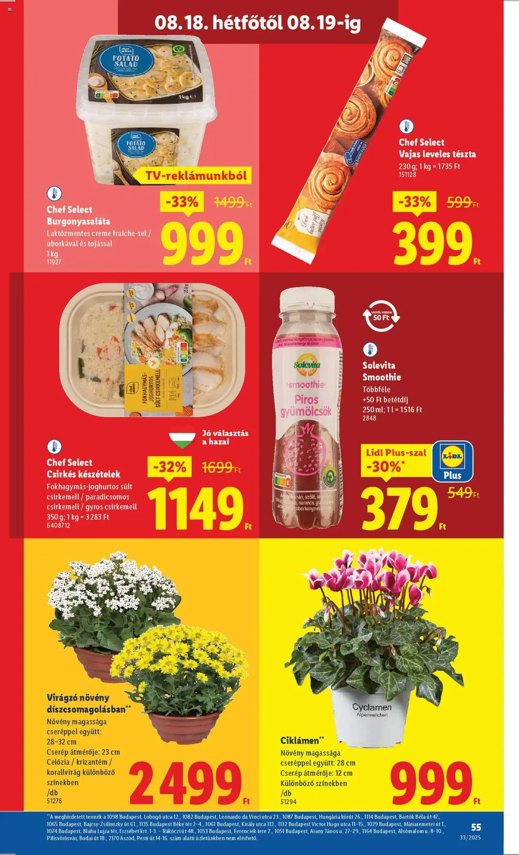 Lidl Akciós újság - 2025.08.14. érvényes szórólap 55 oldal 64 oldalból