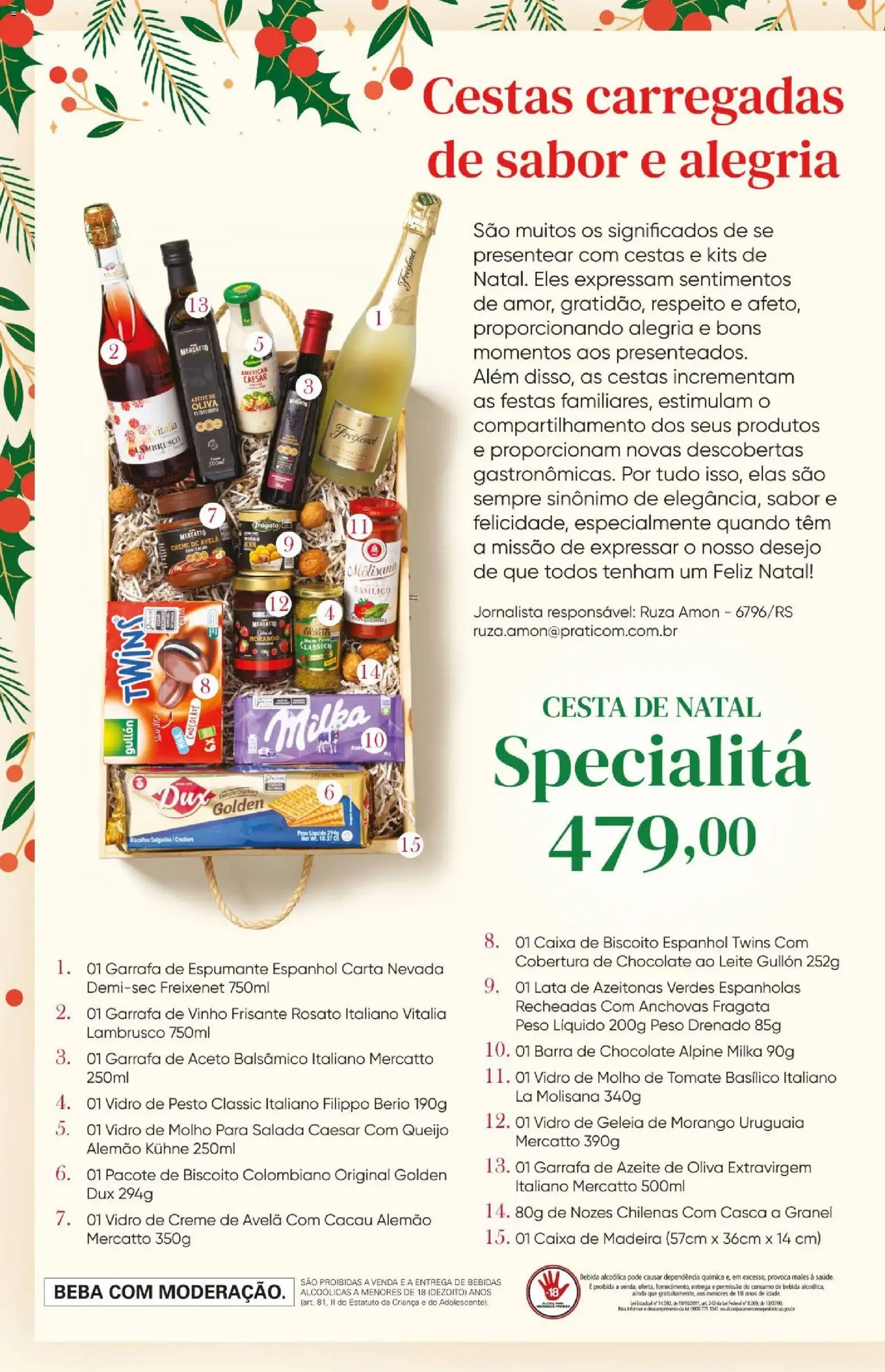 Zaffari - Ofertas Cestas de Natal - folheto válido a partir de 25/11/2025 página 2 de 8