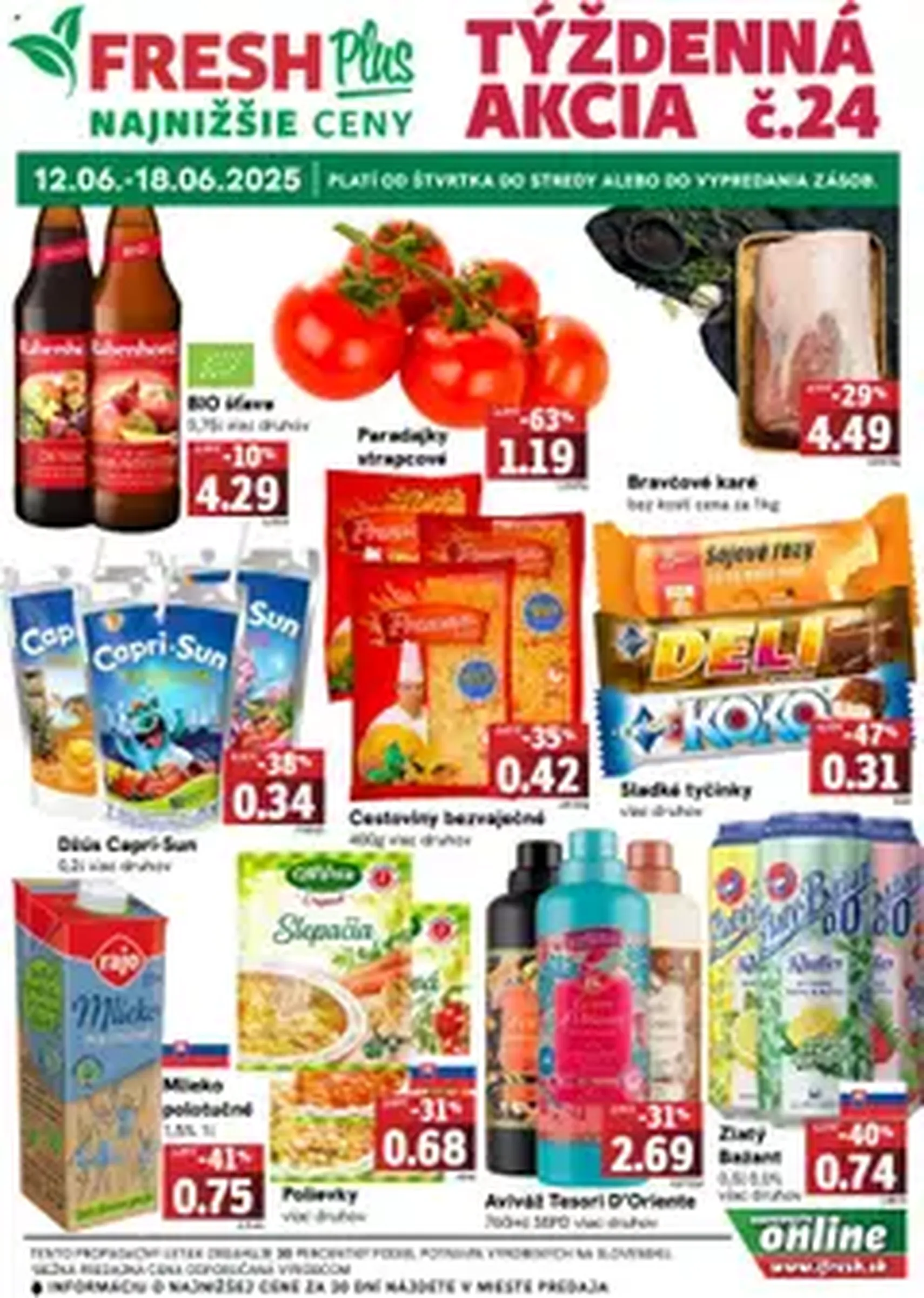 Fresh leták - platný leták od 12.06.2025 strana 1 z 1