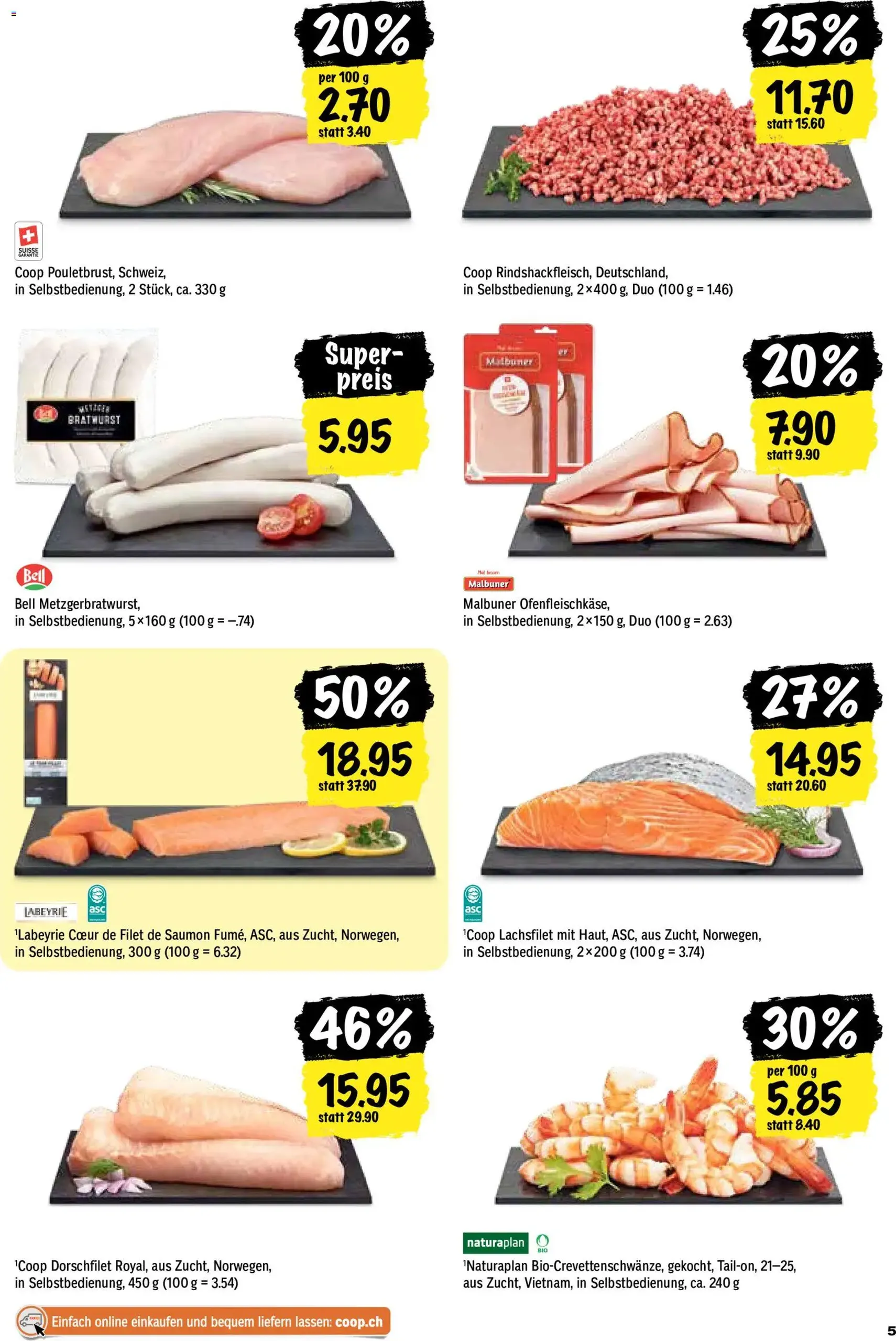 Coop aktionen - Gültiger Prospekt ab 15.10.2026, Seite 5 von insgesamt 24
