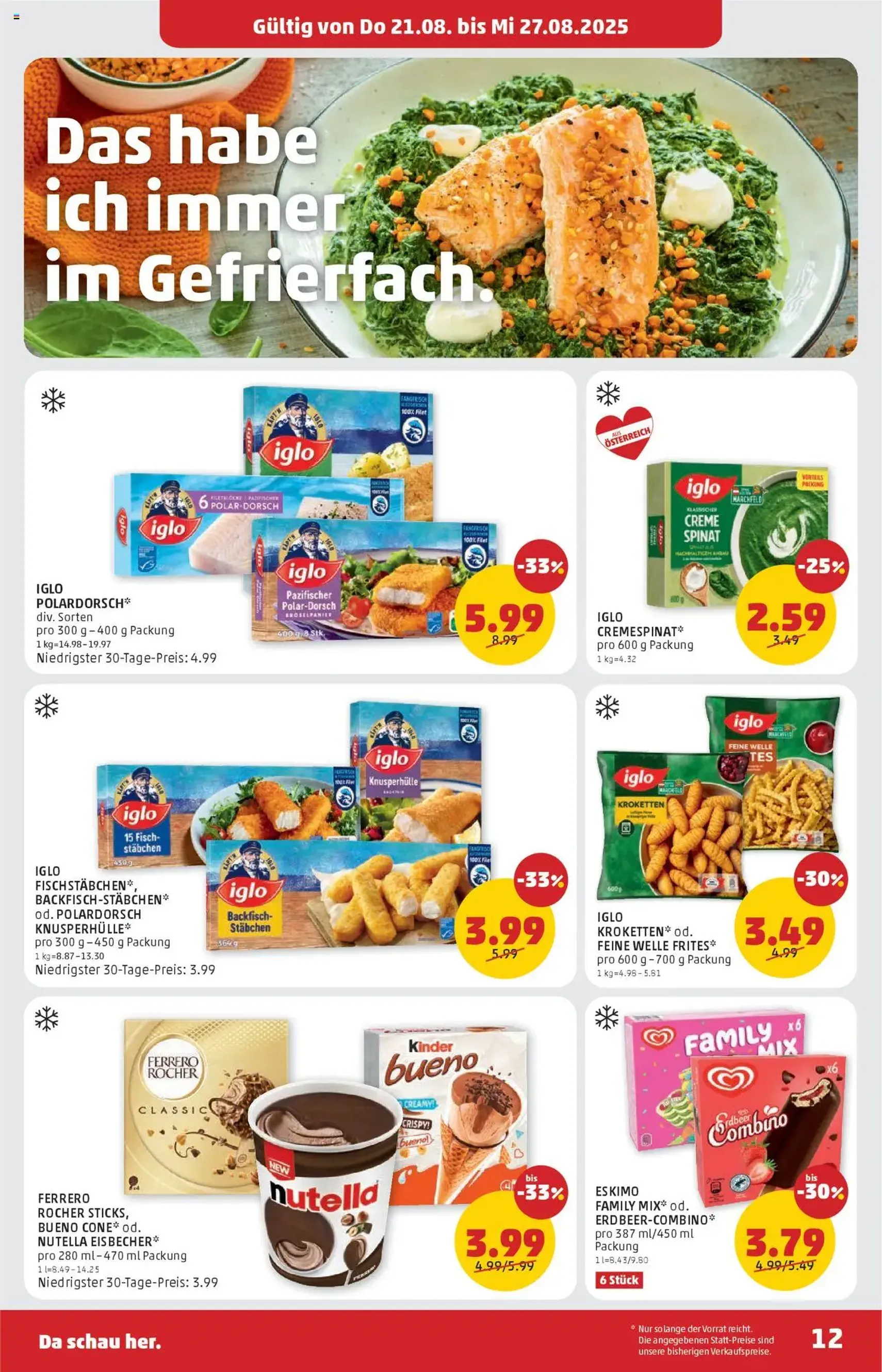 Penny Markt Flugblatt - Gültiger Prospekt ab 21.08.2025, Seite 12 von insgesamt 32