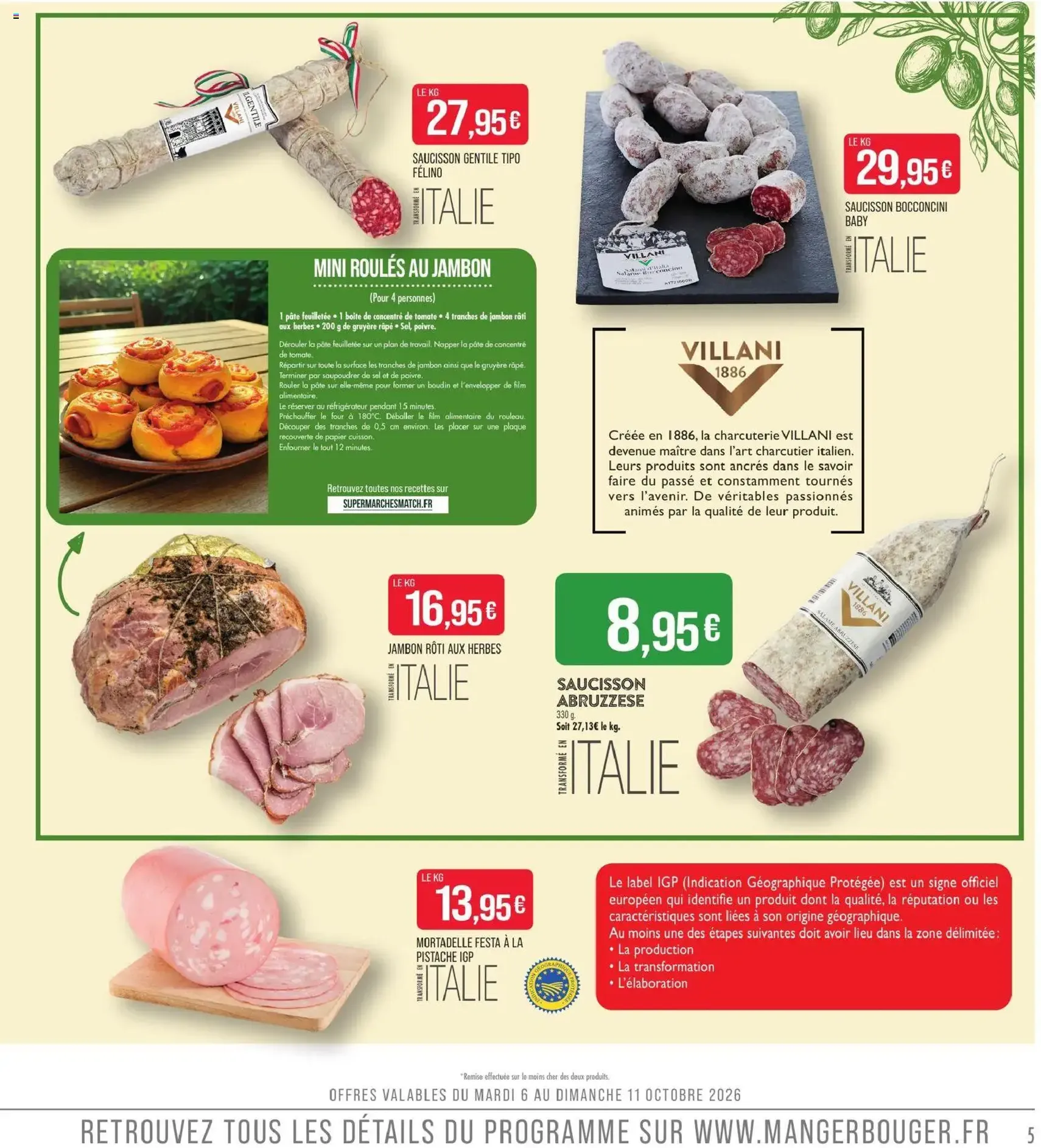 Match Supermarché catalogue - brochure valable à partir du 06/10/2026, page 5 sur 28