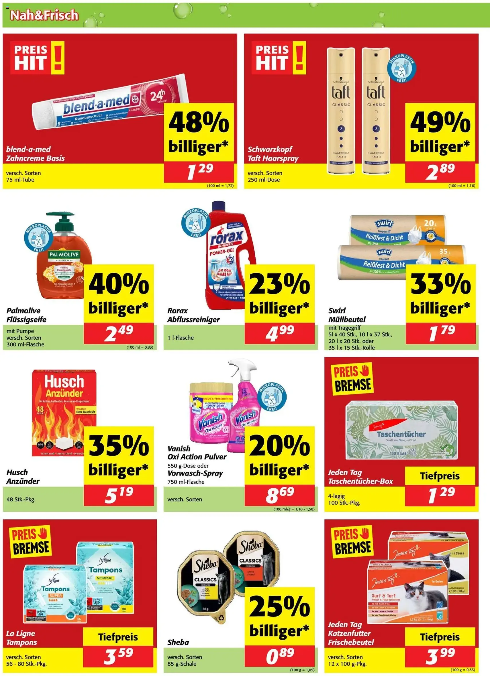 Nah und Frisch Flugblatt - Gültiger Prospekt ab 01.04.2026, Seite 6 von insgesamt 8