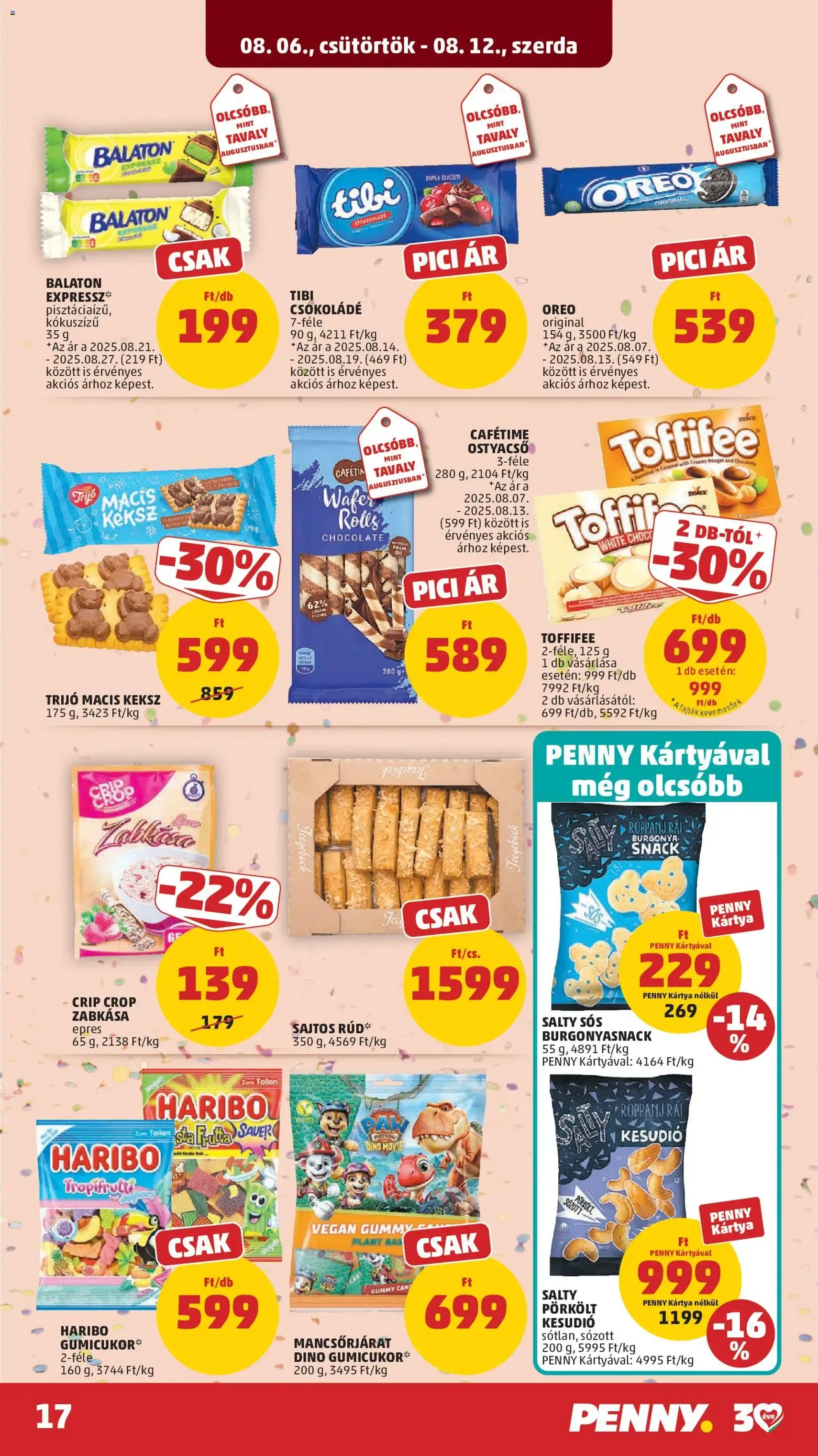 PENNY akciós újság - 2026.08.06. érvényes szórólap 20 oldal 43 oldalból