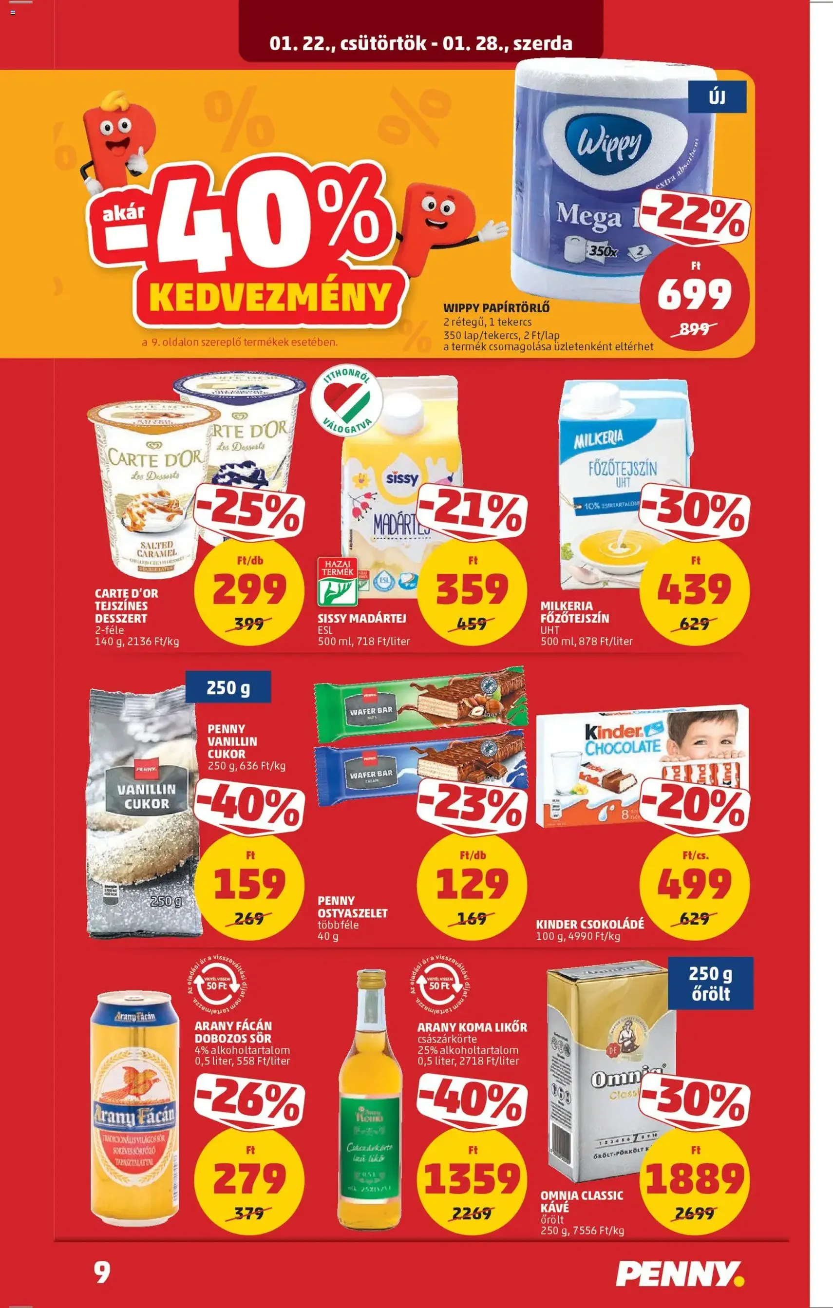 PENNY Akciós újság - 2026.01.22. érvényes szórólap 13 oldal 36 oldalból