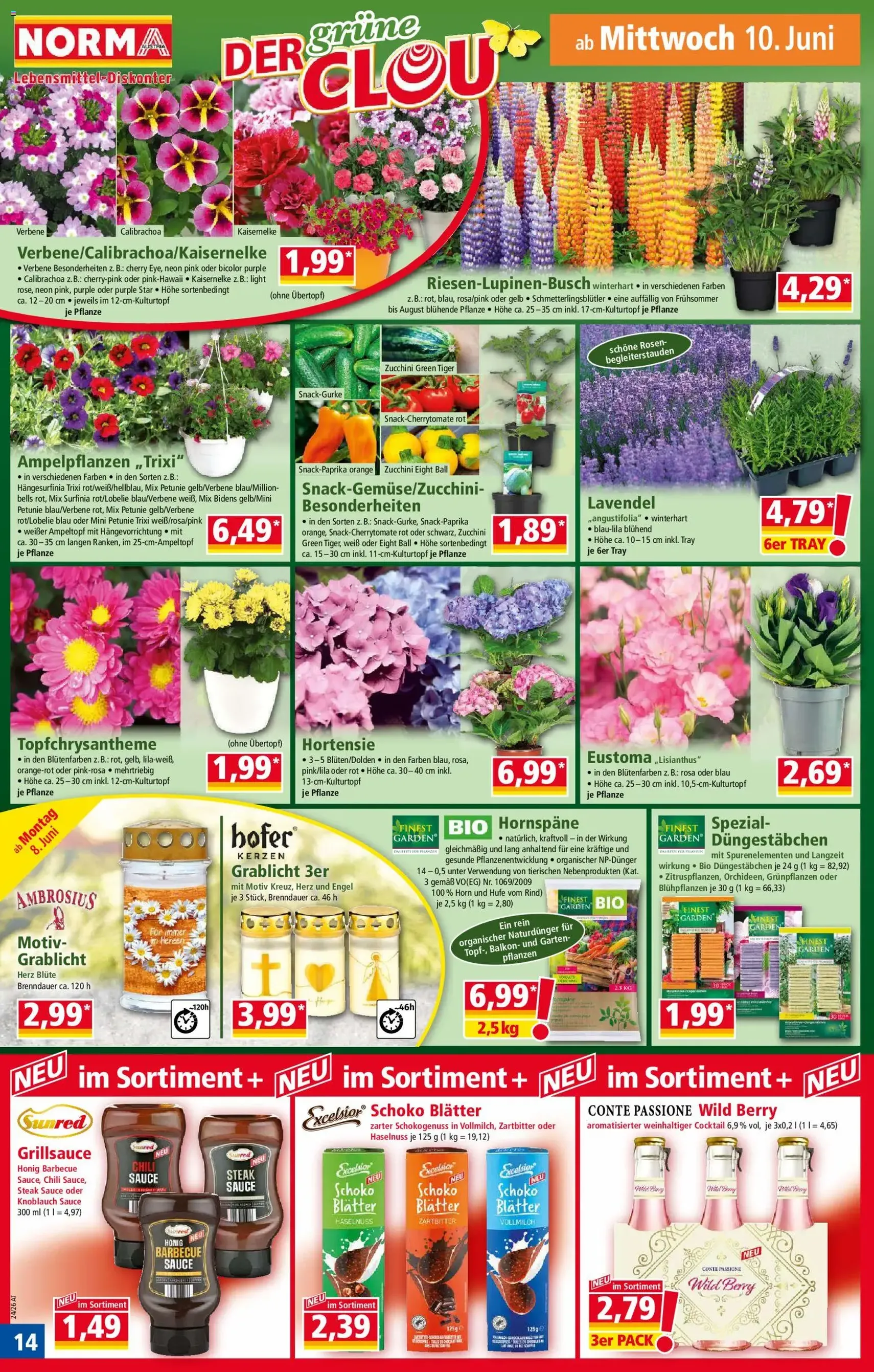 Norma Flugblatt - Gültiger Prospekt ab 08.06.2026, Seite 14 von insgesamt 20