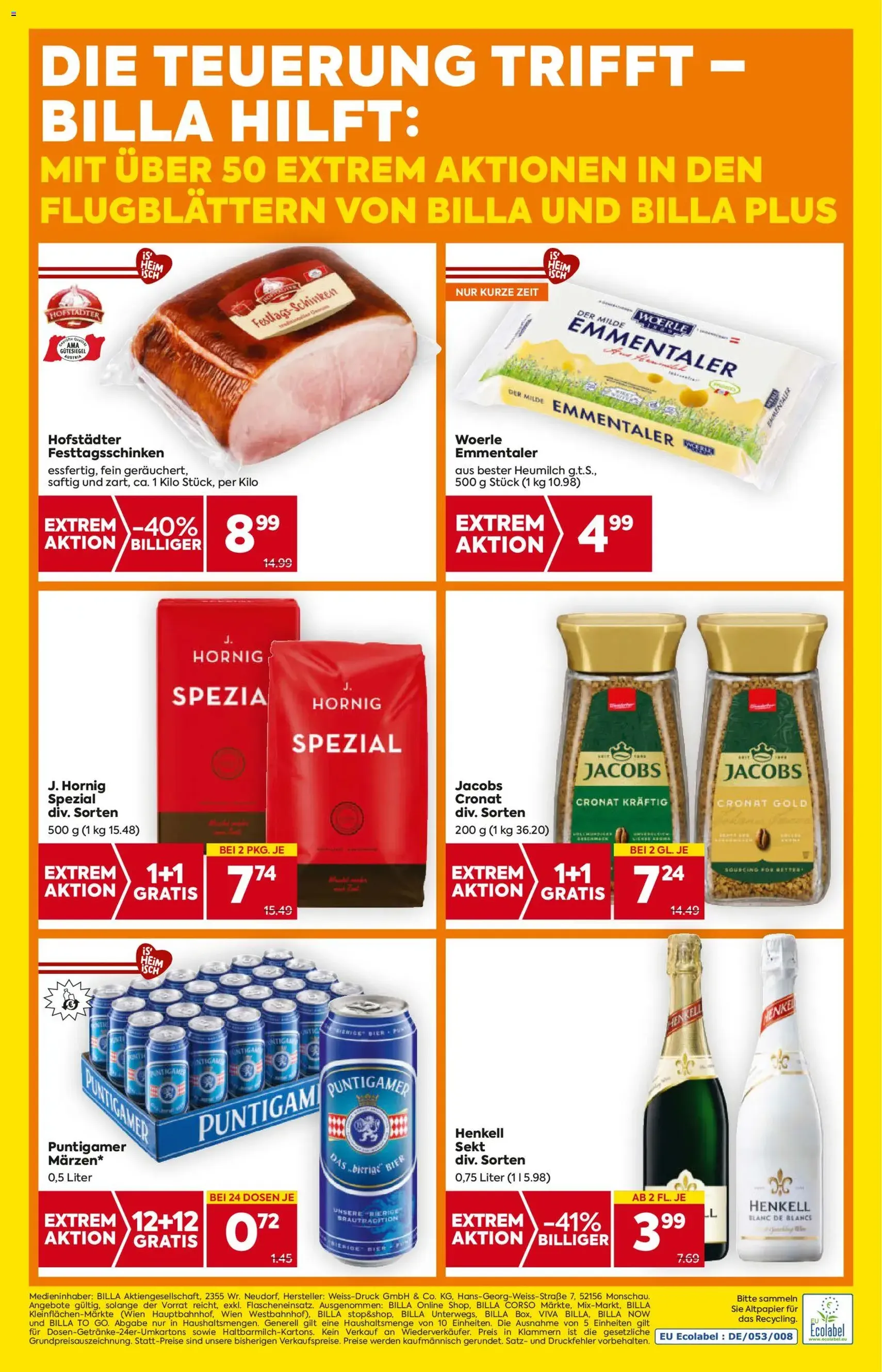 Billa Flugblatt - Gültiger Prospekt ab 06.11.2025, Seite 20 von insgesamt 22