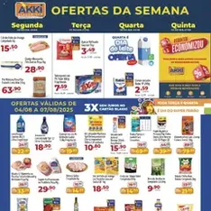 Akki Atacadista - Ofertas da semana - pré-visualização do folheto, válido a partir de 04/08/2025