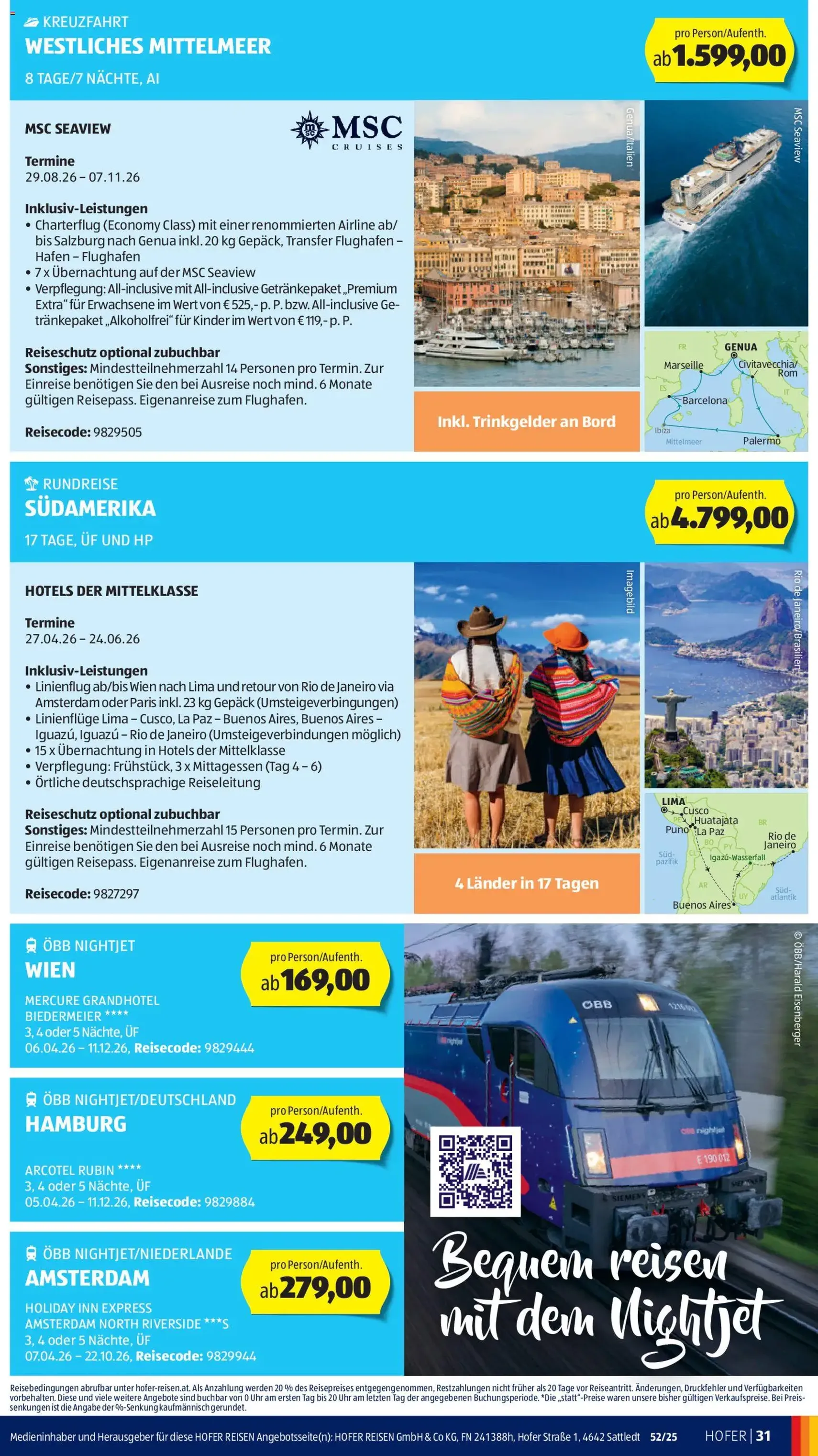 Hofer Flugblatt - Gültiger Prospekt ab 19.12.2025, Seite 39 von insgesamt 41