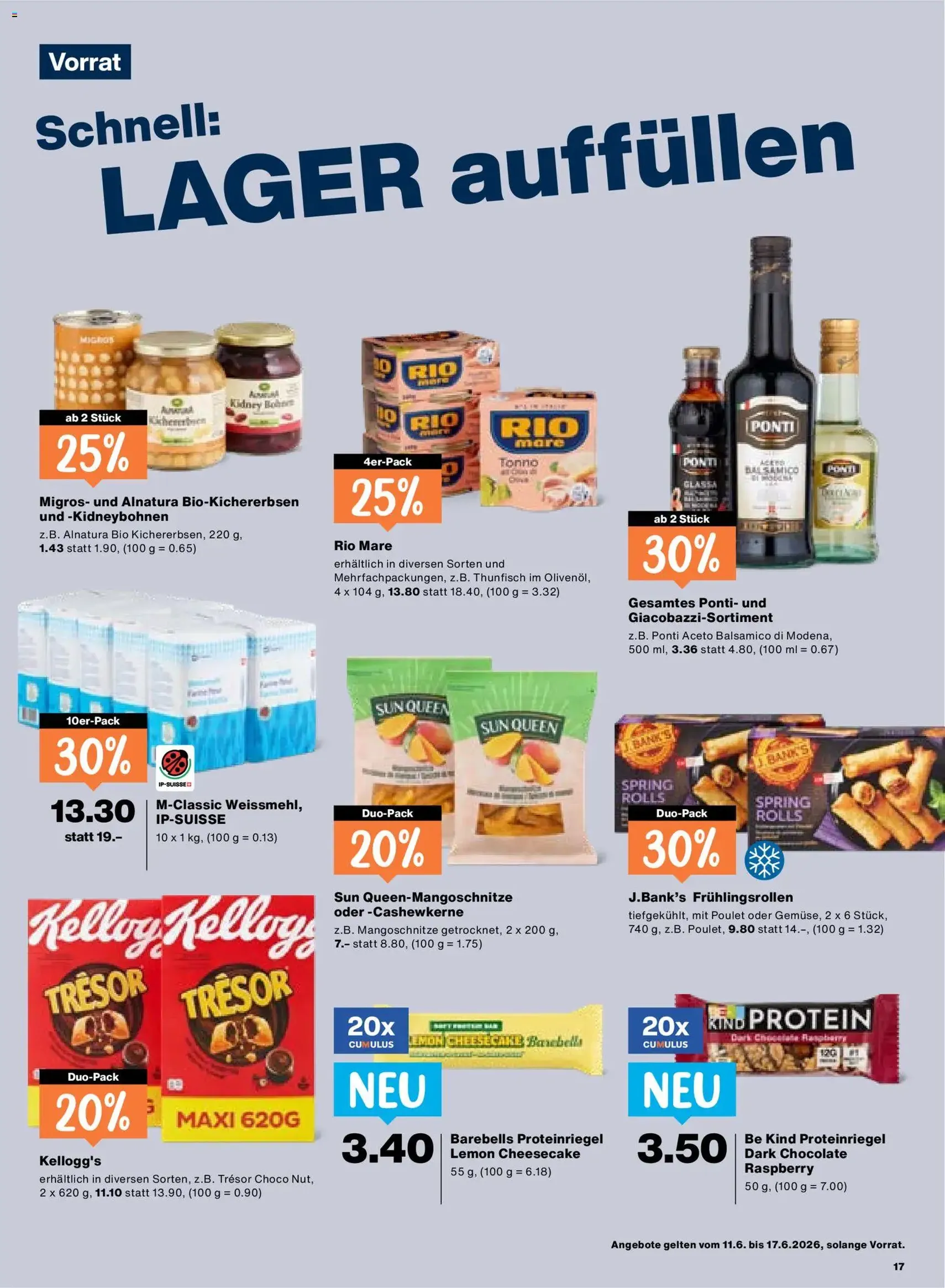 Migros aktionen - Gültiger Prospekt ab 11.06.2026, Seite 17 von insgesamt 24