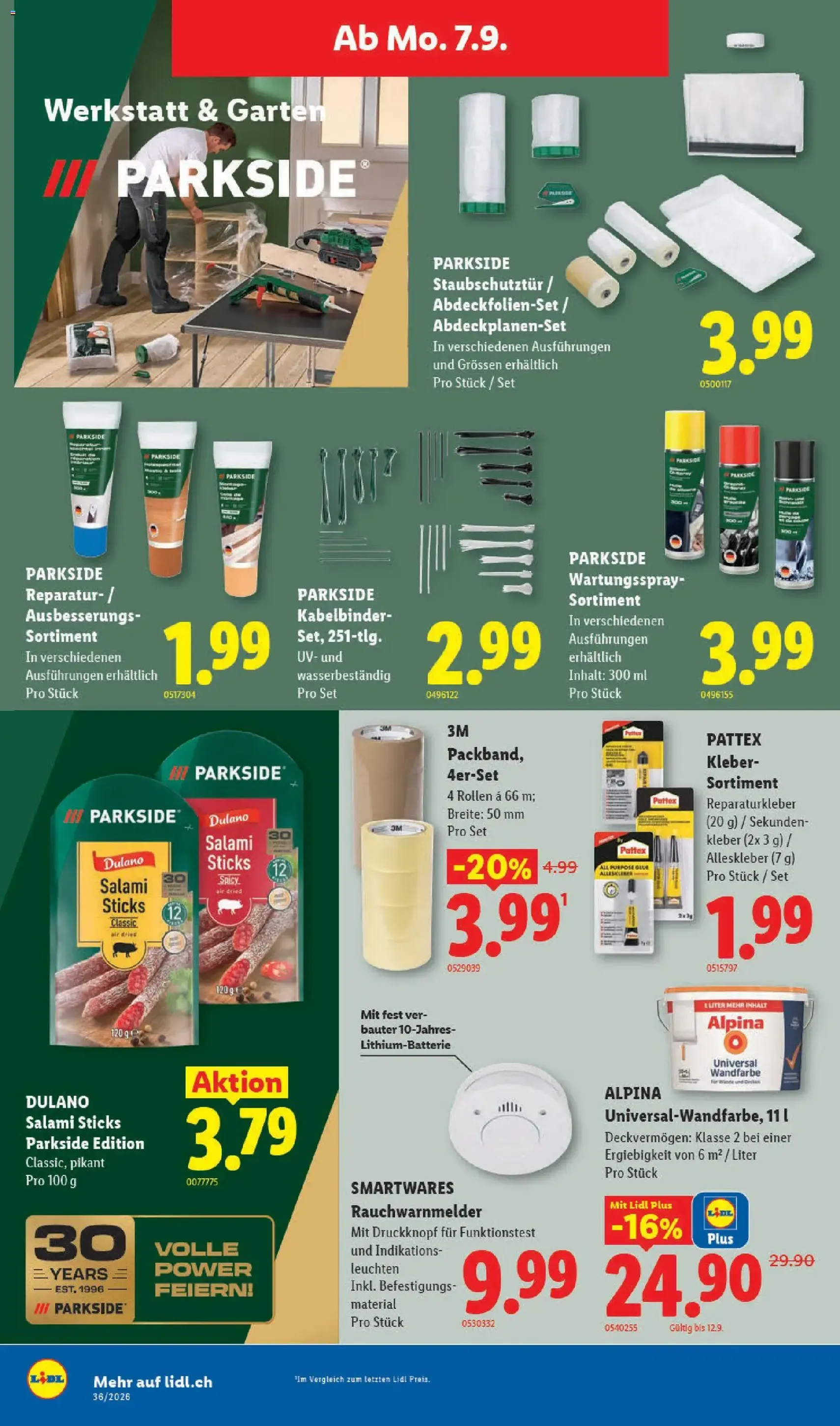 Lidl aktionen - Gültiger Prospekt ab 03.09.2026, Seite 36 von insgesamt 41