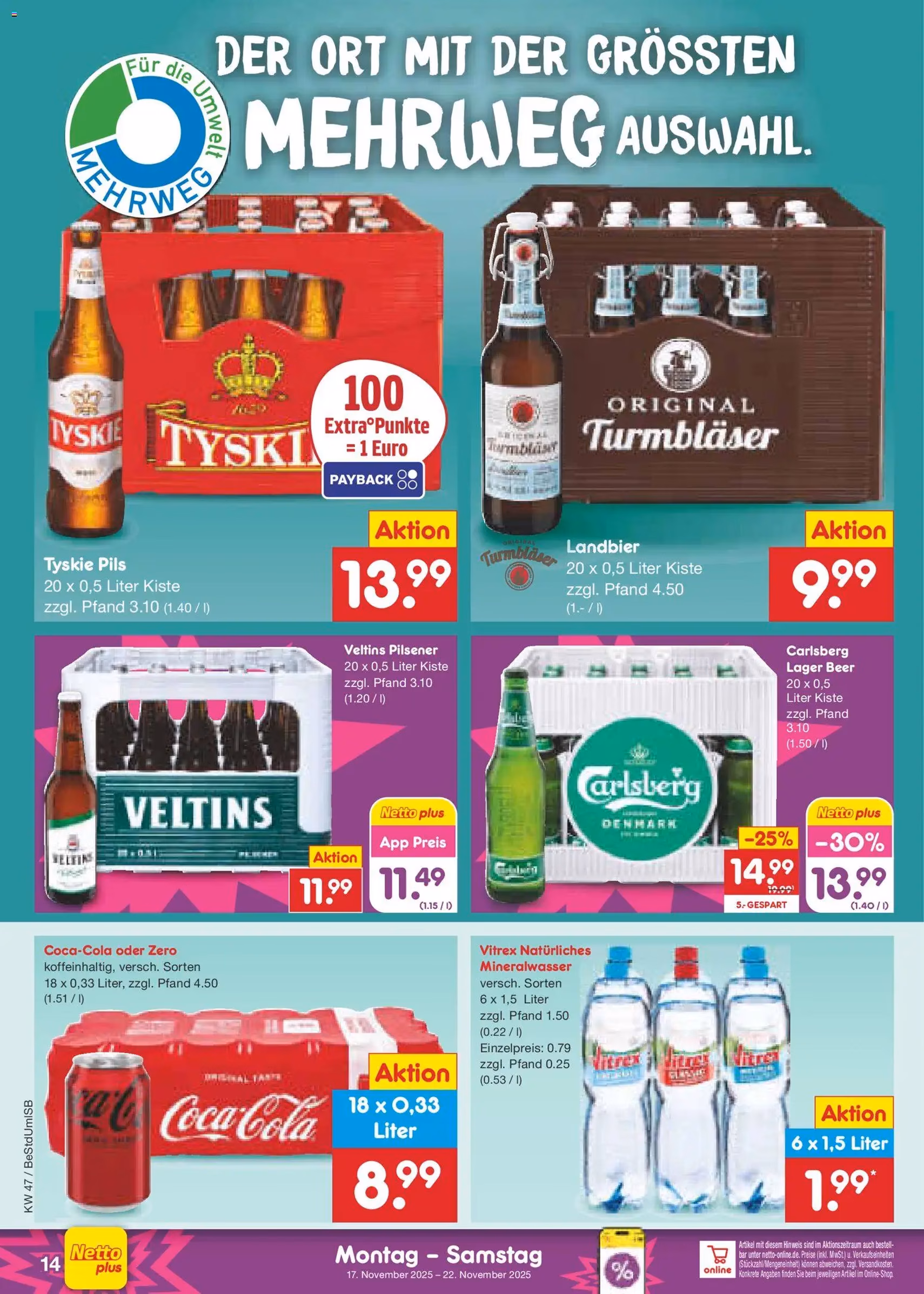 Netto Marken-Discount - Black Friday - Gültiger Prospekt ab 17.11.2025, Seite 14 von insgesamt 60