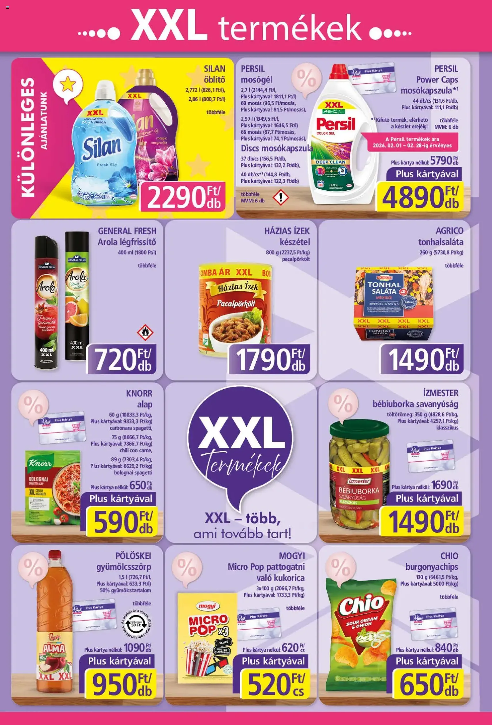 Plus Market Akciós újság - 2026.02.19. érvényes szórólap 5 oldal 8 oldalból