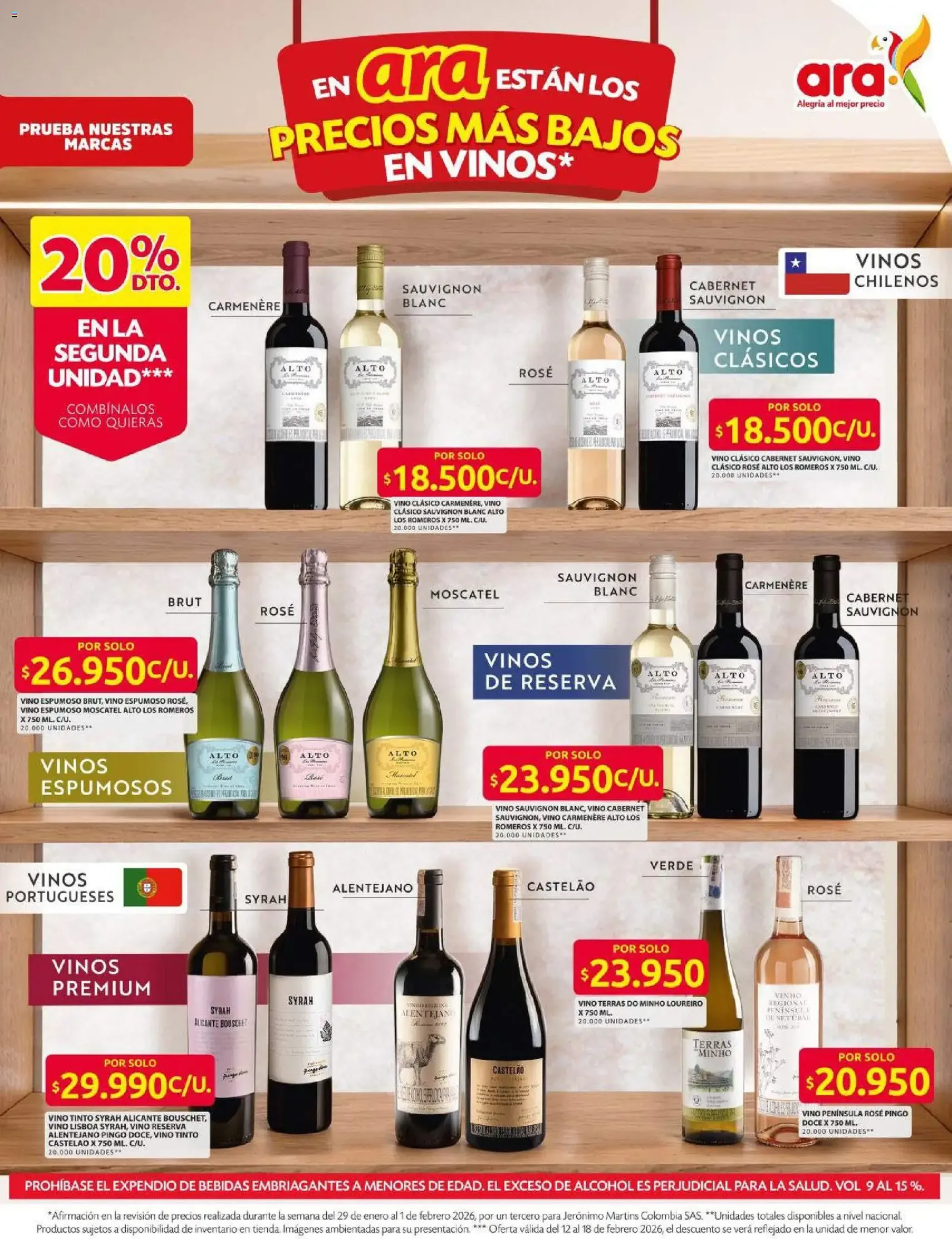 Ara - Ahorra con precios bajos y ofertas en la canasta familiar - folleto válido desde 12/02/2026 página 6 de 10