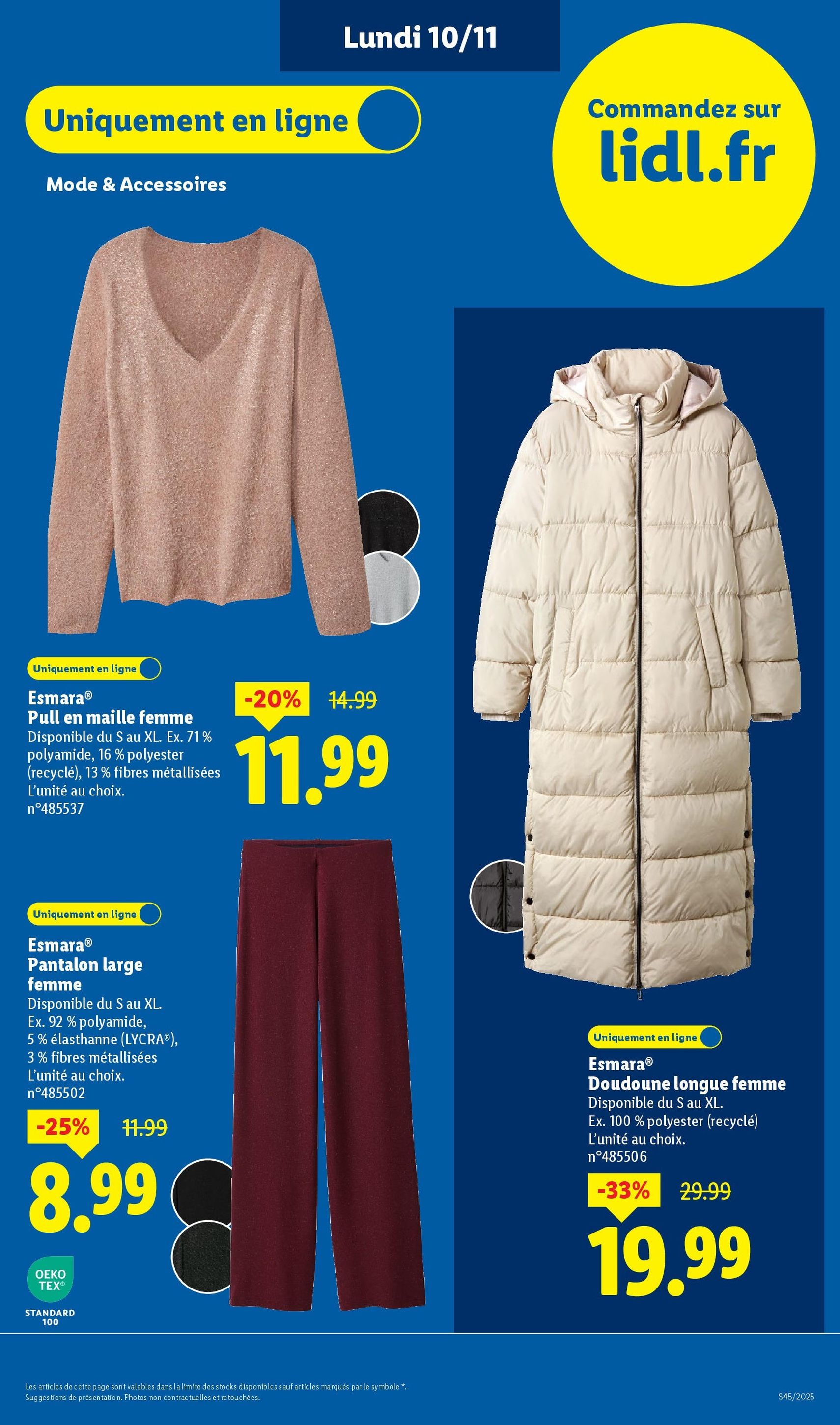 LIDL catalogue semaine 45 - brochure valable à partir du 06/11/2025, page 89 sur 95