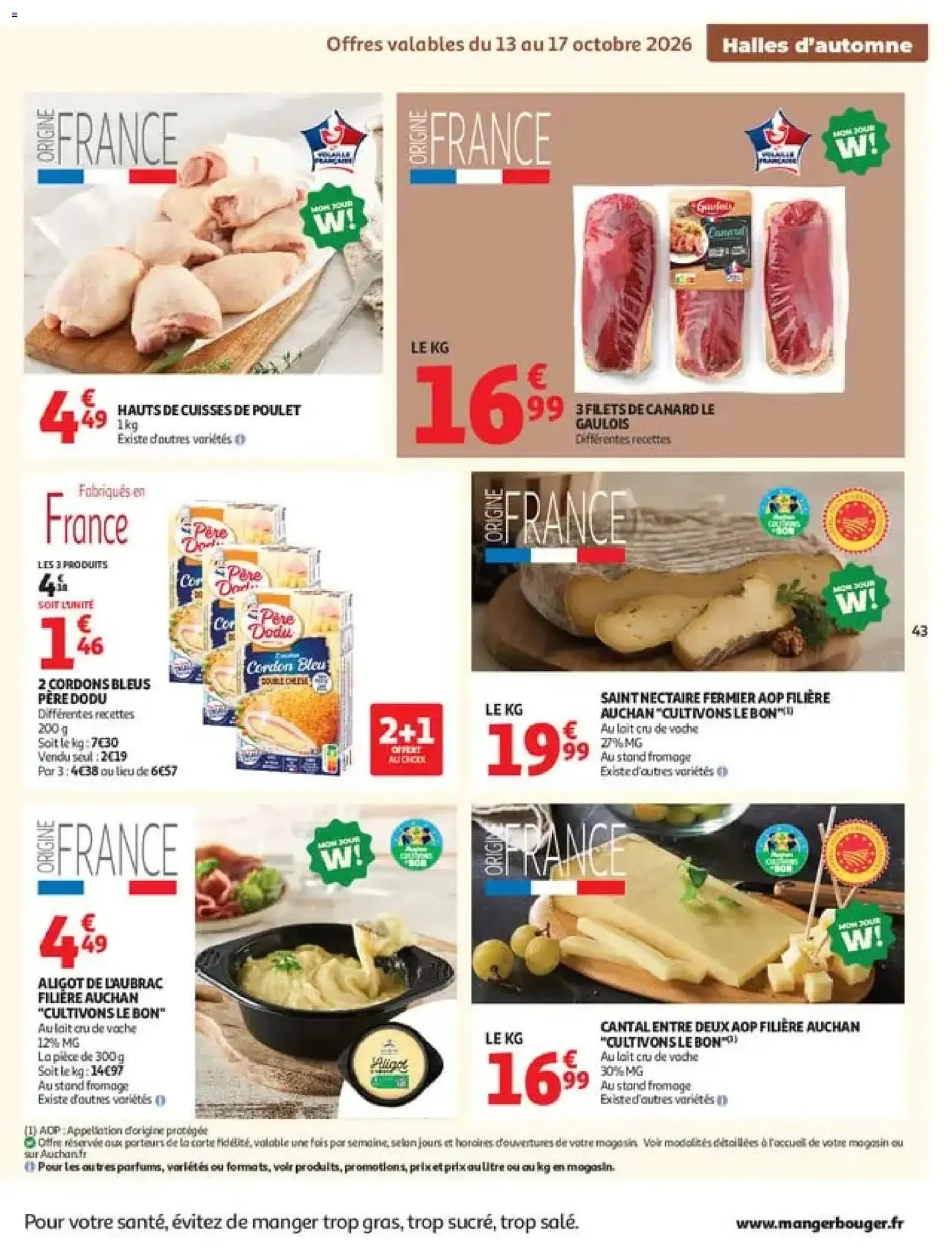 Auchan catalogue - brochure valable à partir du 13/10/2026, page 43 sur 68