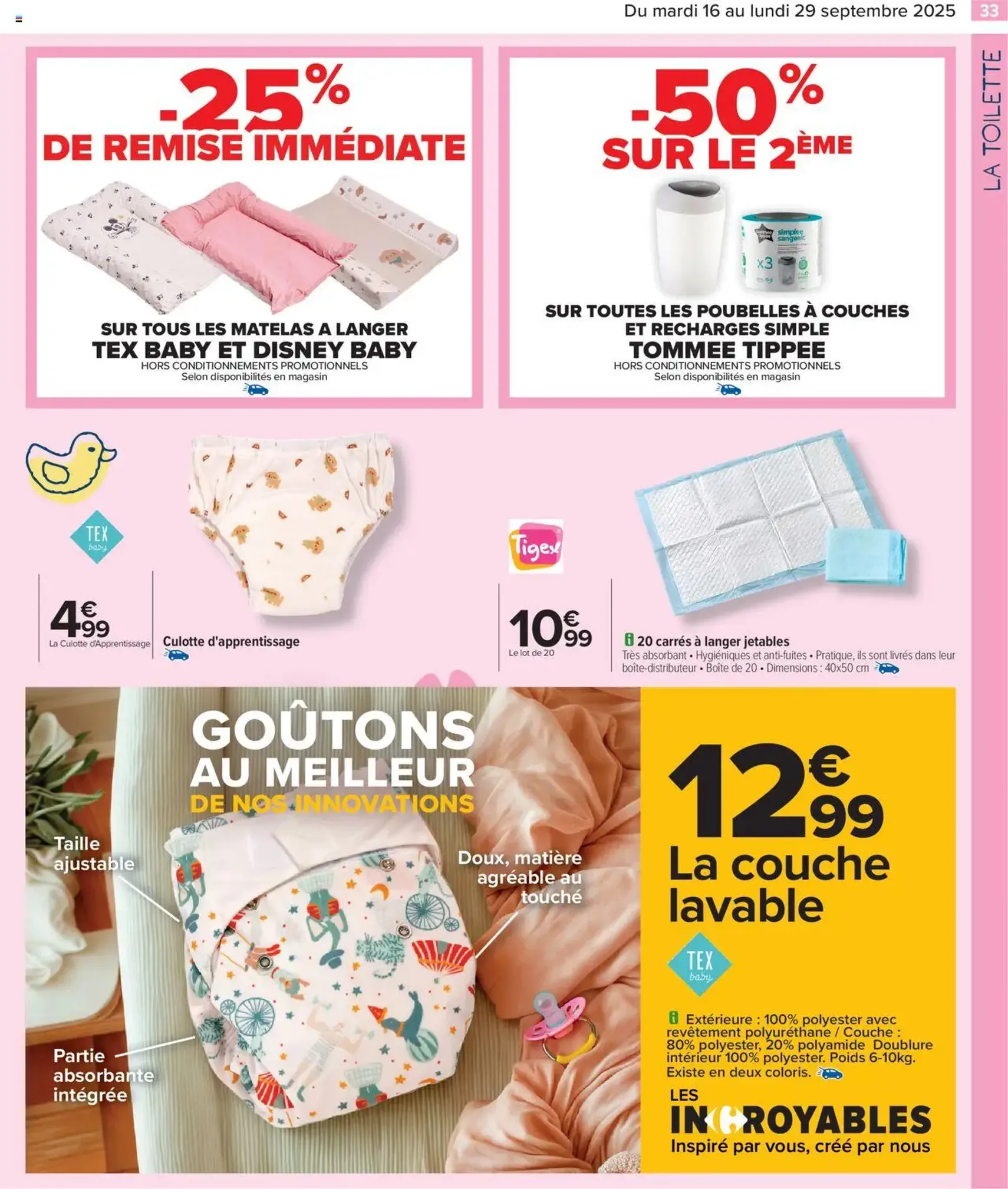 Carrefour Catalogue: Parents malins il n'y a pas de petites éconimies - brochure valable à partir du 16/09/2025, page 35 sur 44