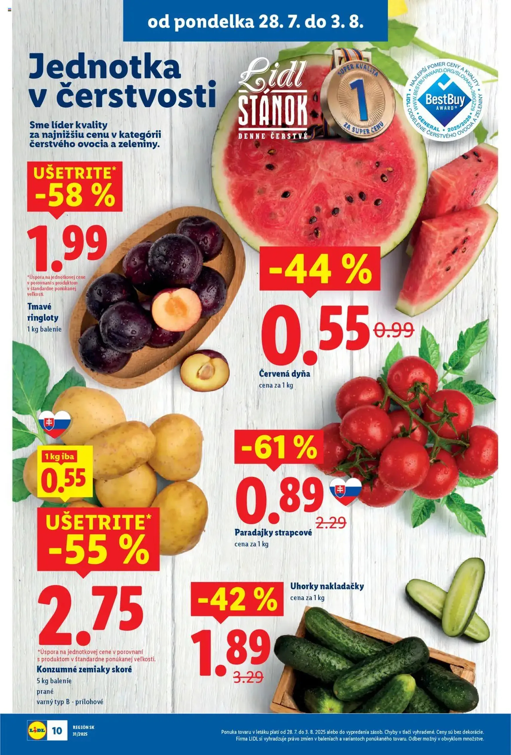 Lidl leták - platný leták od 28.07.2025 strana 10 z 87 Lidl leták - platný leták od 28.07.2025 strana 10 z 87