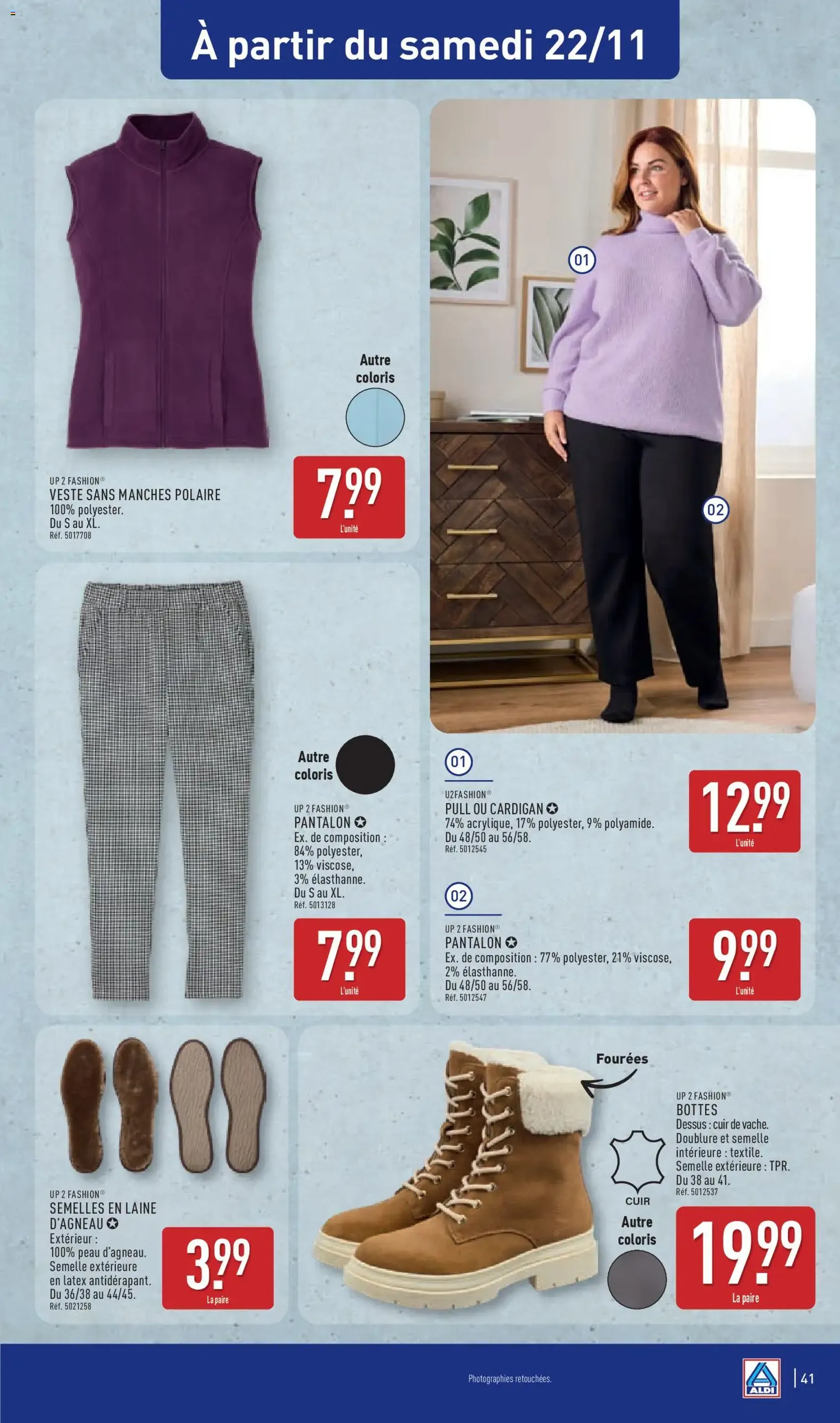 Aldi - Catalogue de la semaine 47 - brochure valable à partir du 18/11/2025, page 44 sur 46