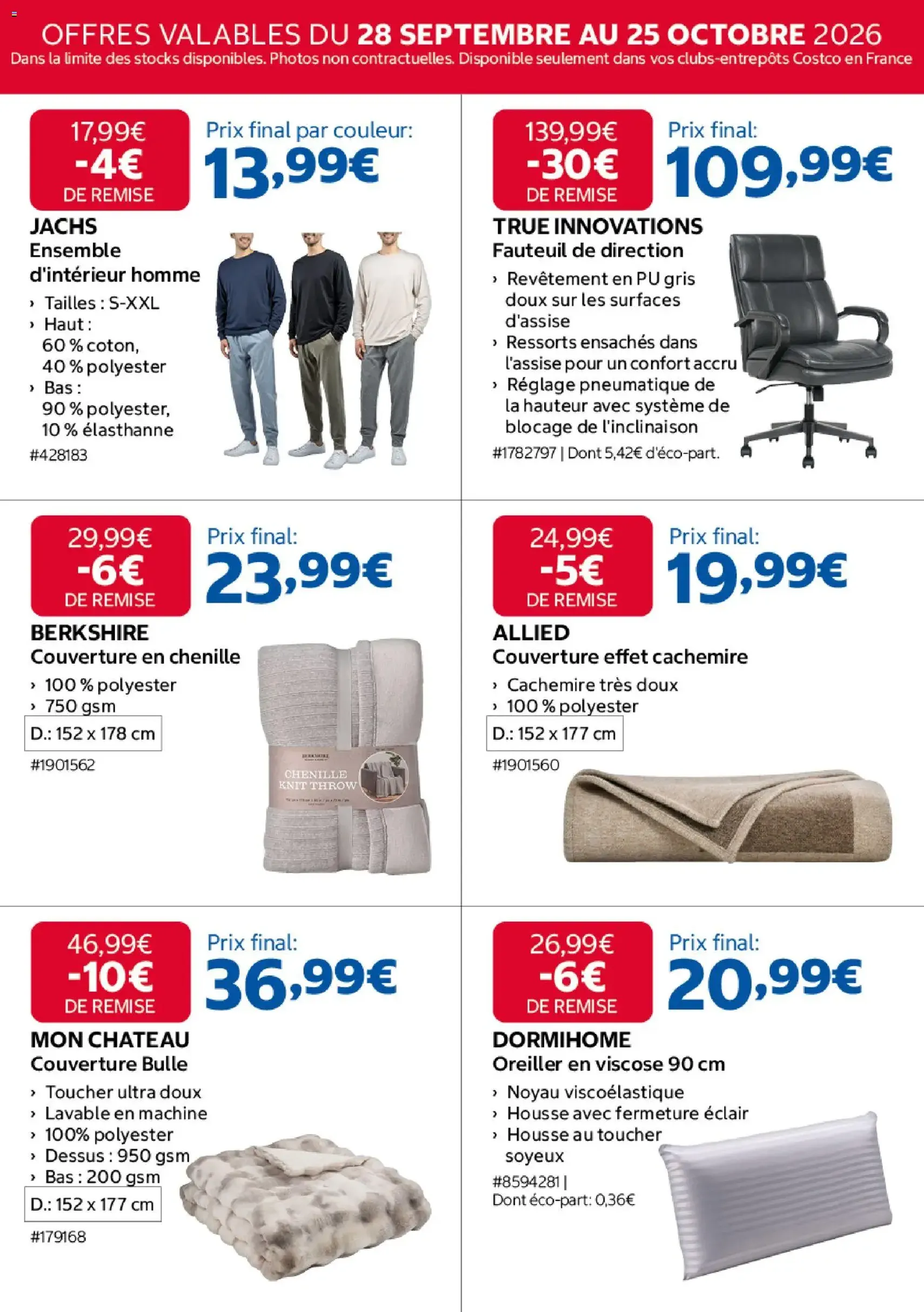 Costco catalogue - brochure valable à partir du 28/09/2026, page 5 sur 20