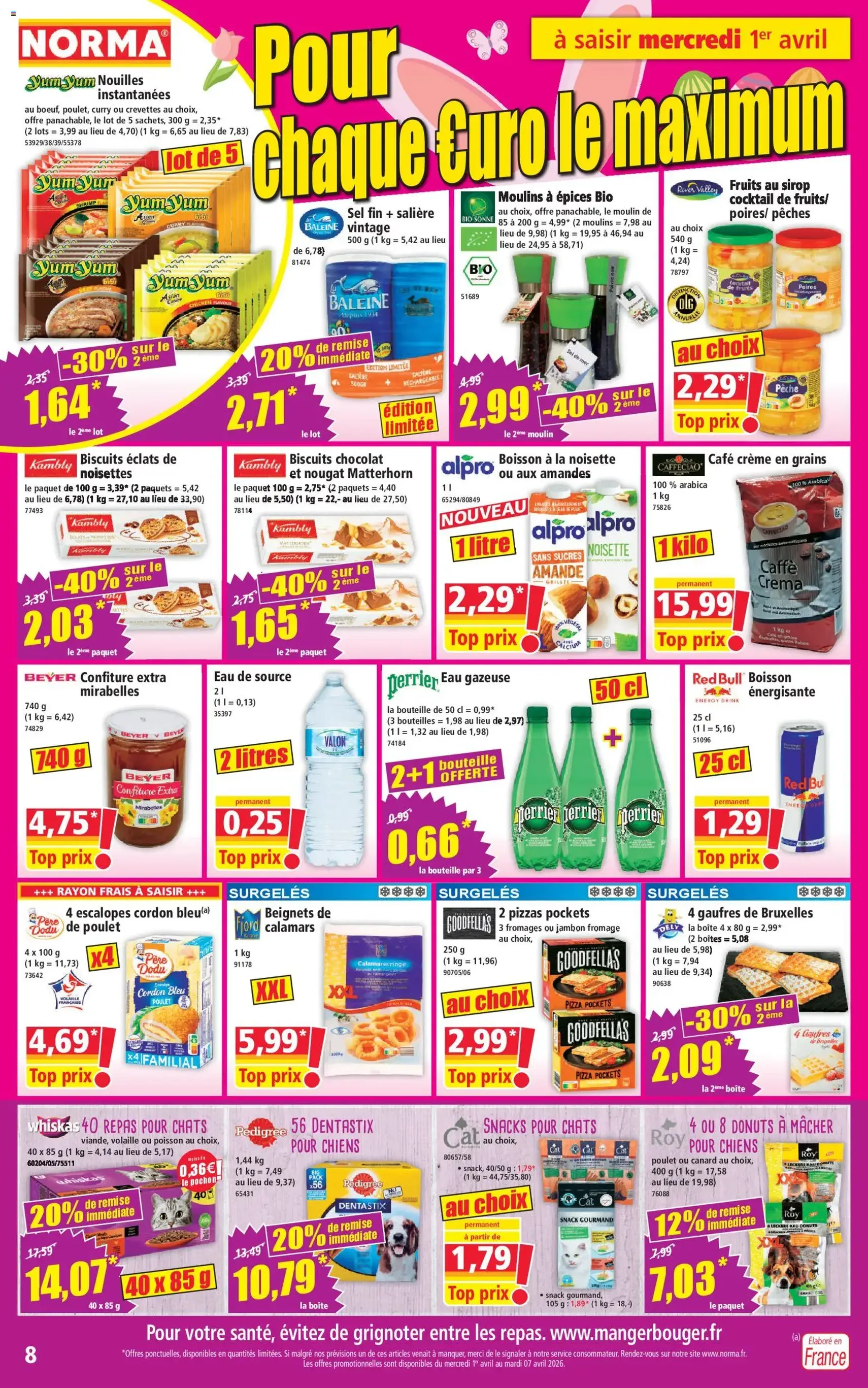 Norma catalogue - brochure valable à partir du 01/04/2026, page 8 sur 14