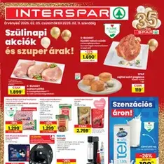 Interspar Akciós újság - szórólap előnézete érvényes 2026.02.05. -tól
